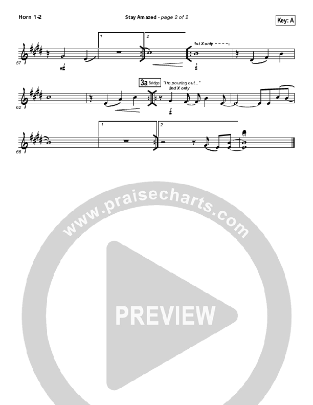 Stay Amazed Brass Pack (Gateway Worship)