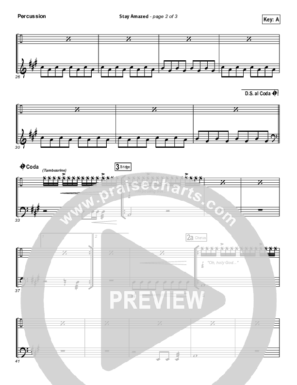 Stay Amazed Percussion (Gateway Worship)