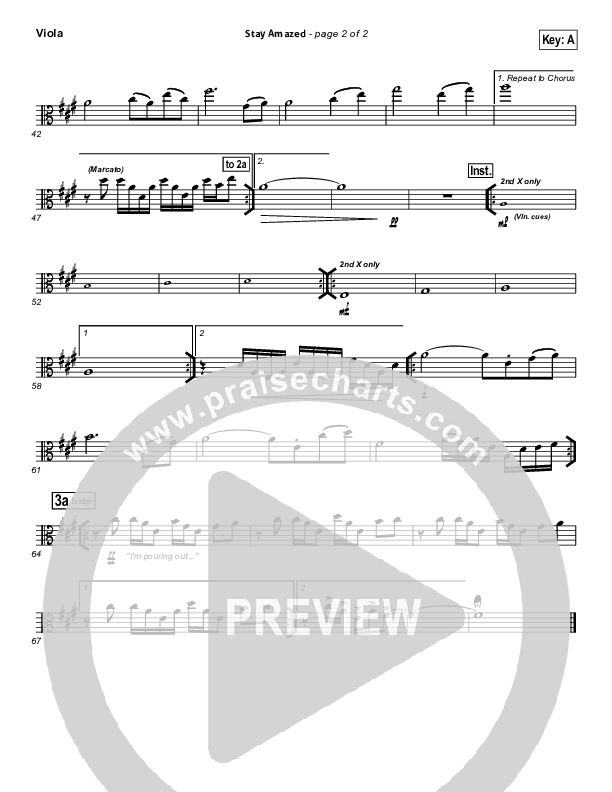 Stay Amazed Viola (Gateway Worship)