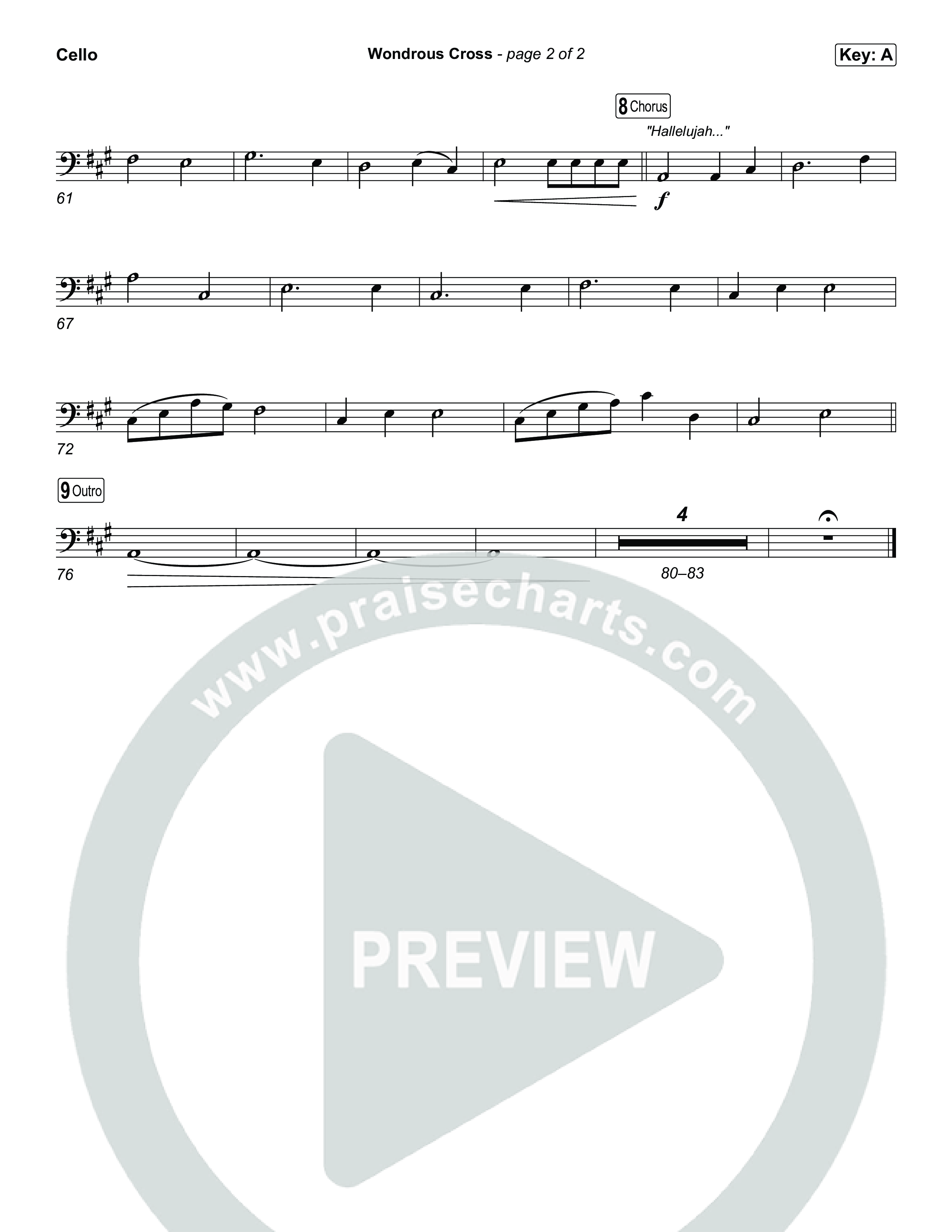 Wondrous Cross Cello (Phil Wickham)