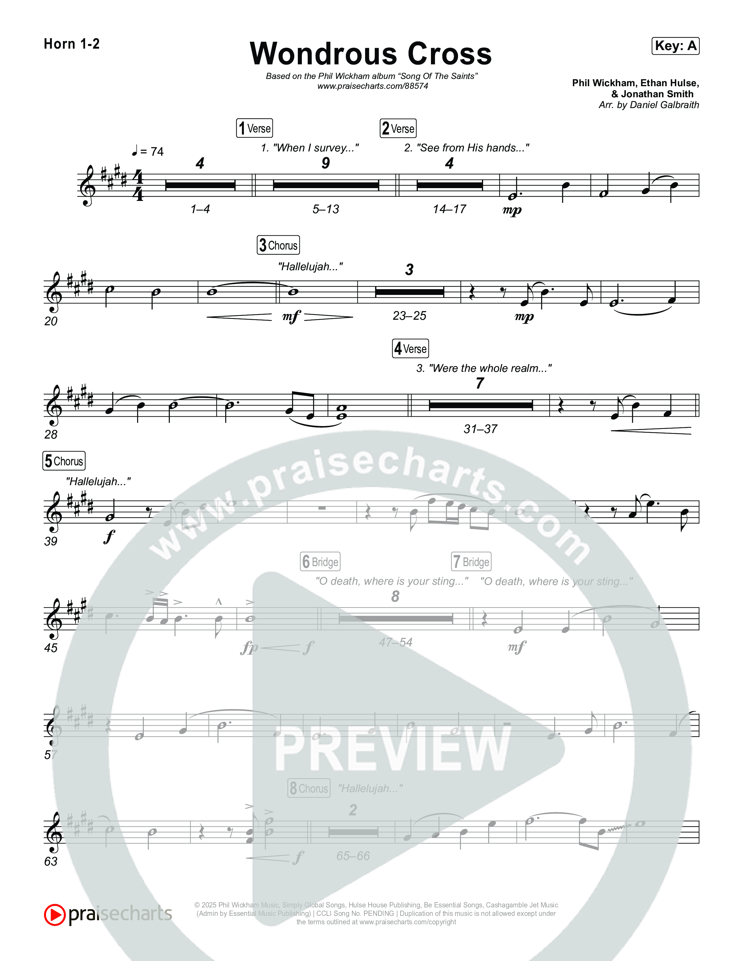 Wondrous Cross French Horn 1,2 (Phil Wickham)