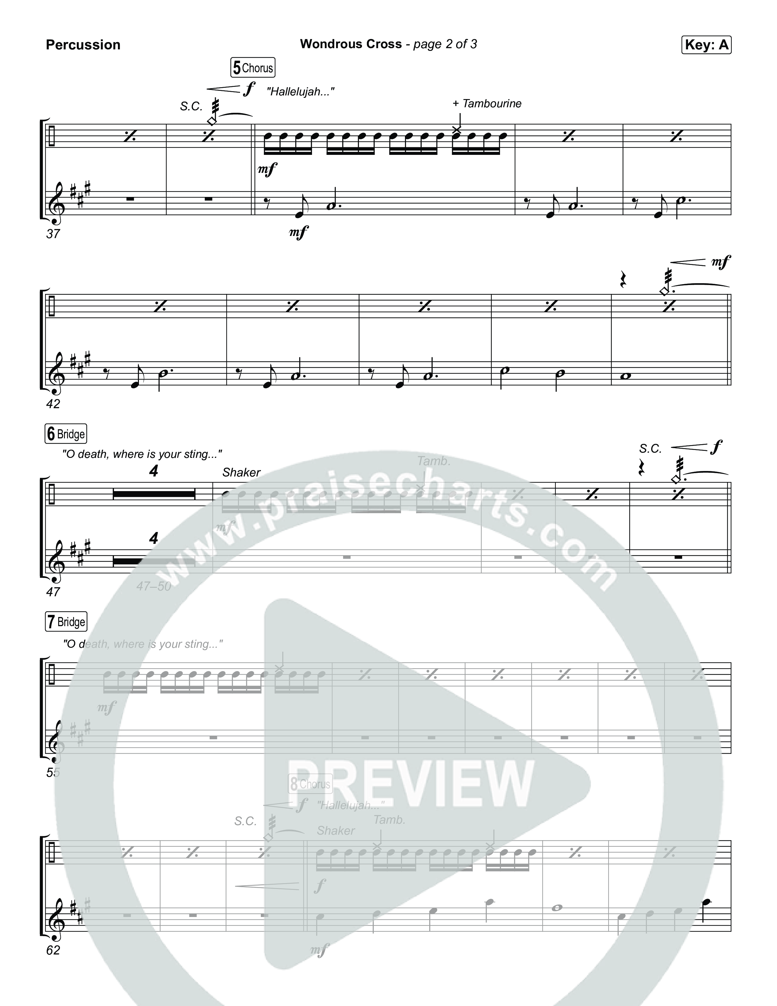 Wondrous Cross Percussion (Phil Wickham)