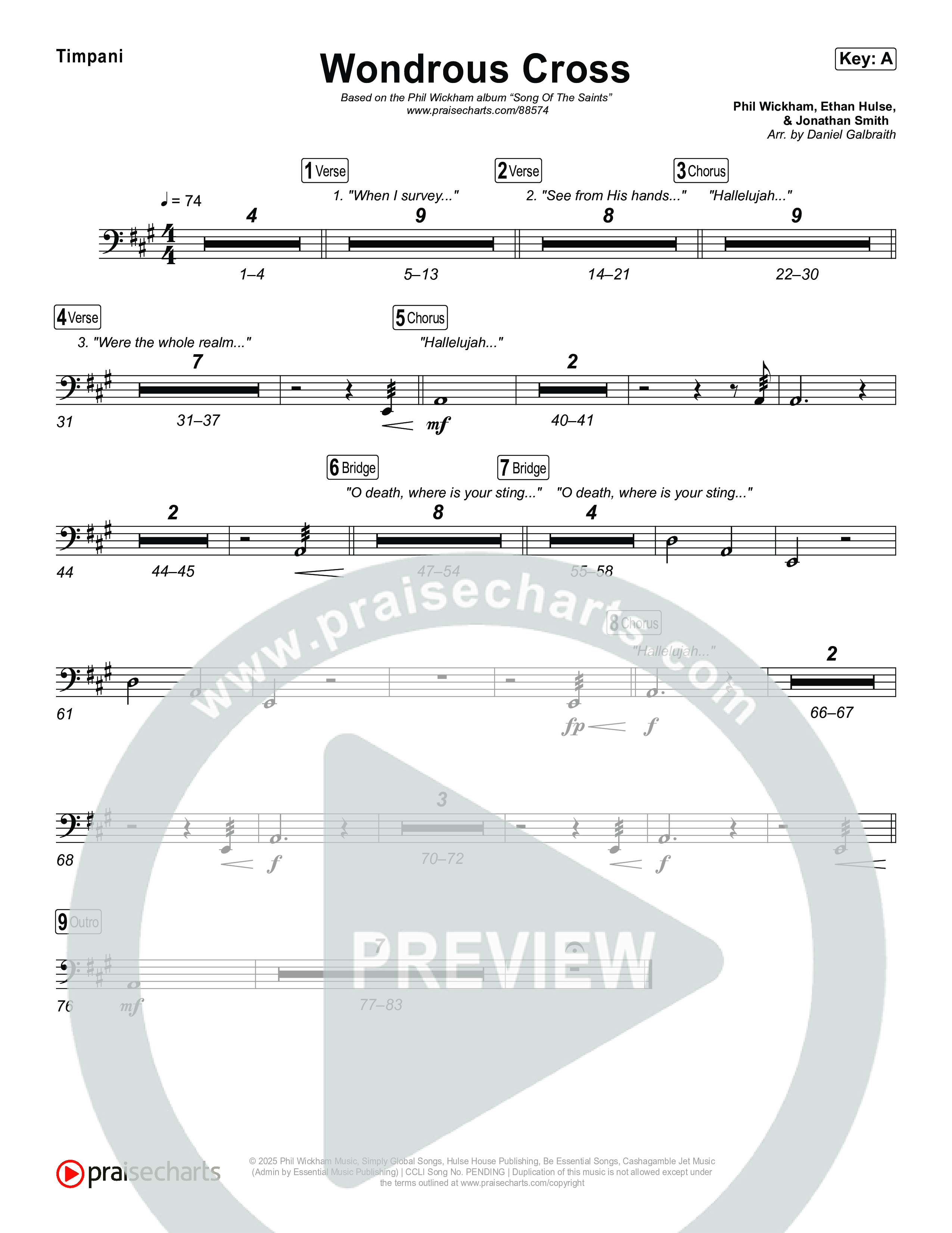 Wondrous Cross Timpani (Phil Wickham)