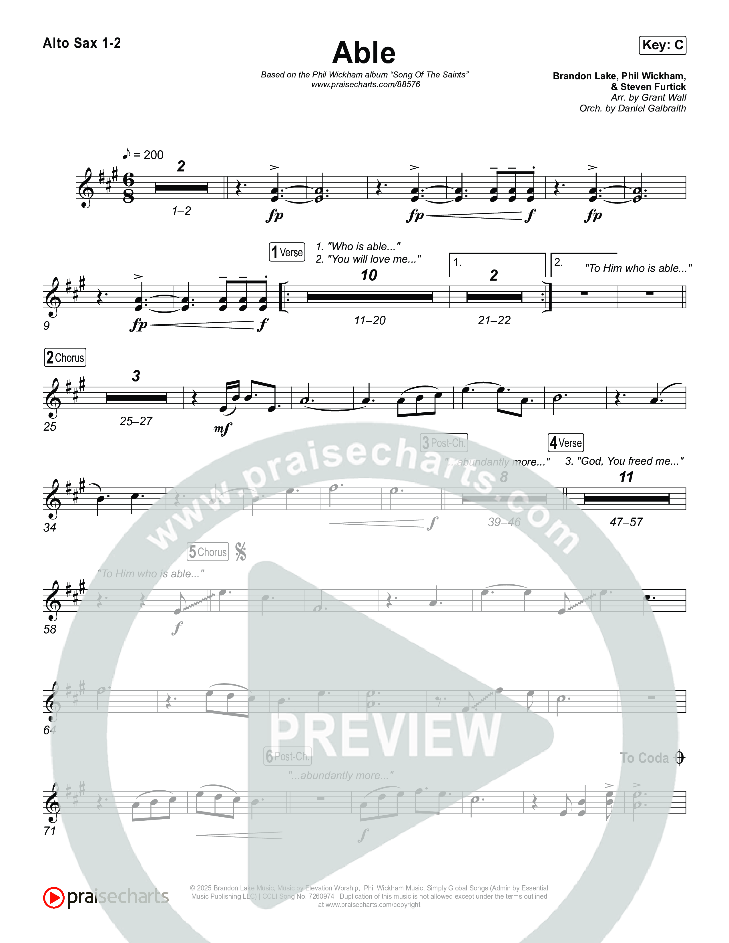 Able Alto Sax 1,2 (Phil Wickham)