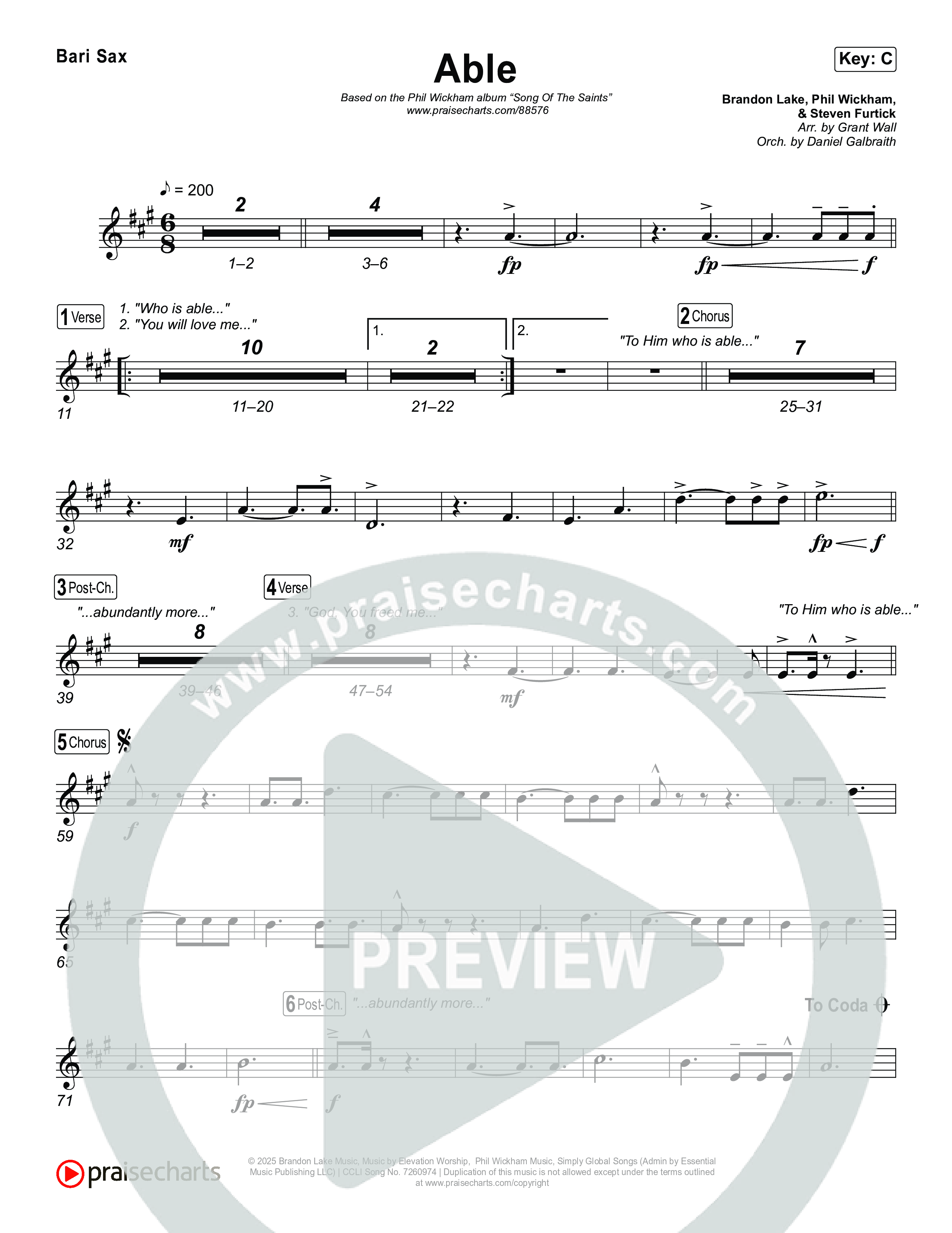 Able Bari Sax (Phil Wickham)