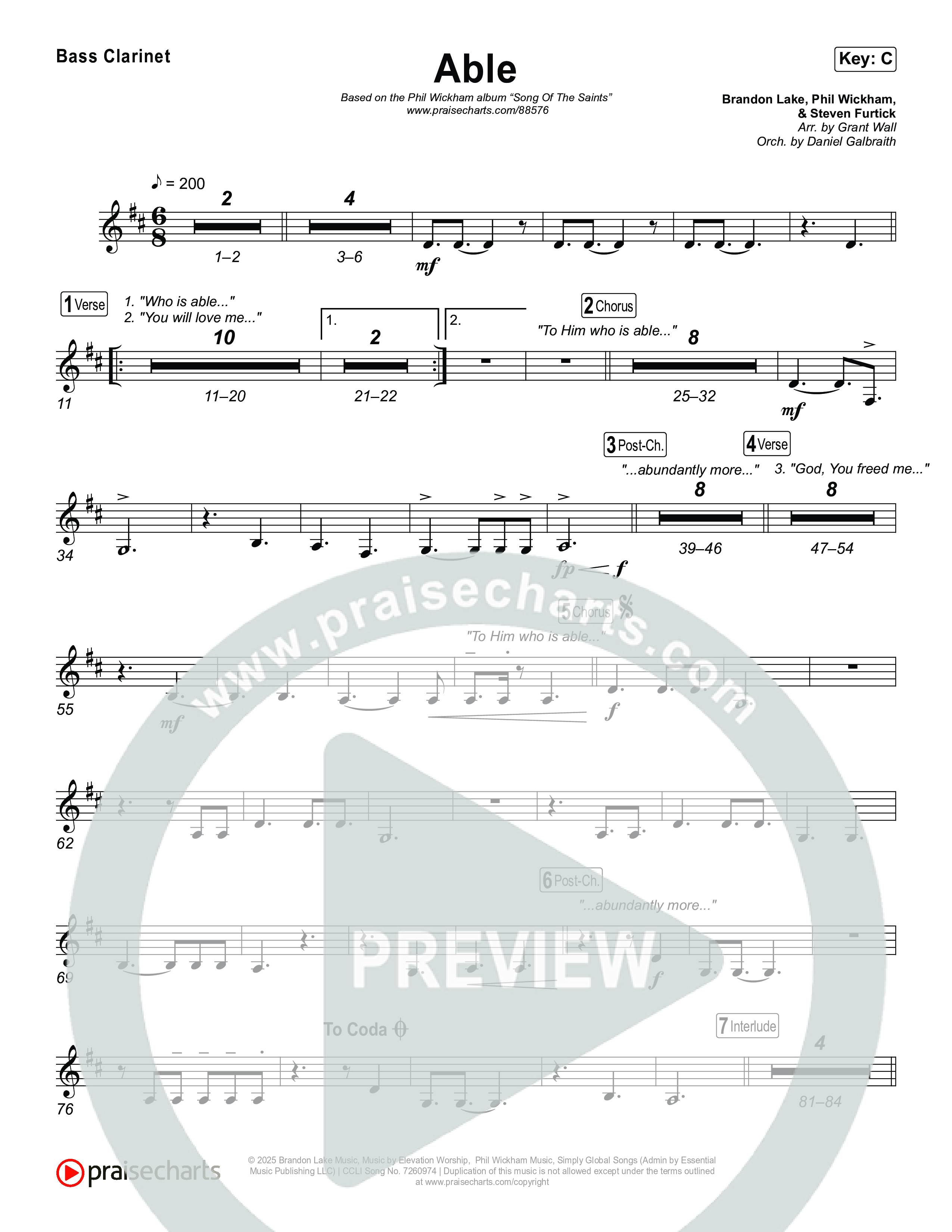 Able Bass Clarinet (Phil Wickham)