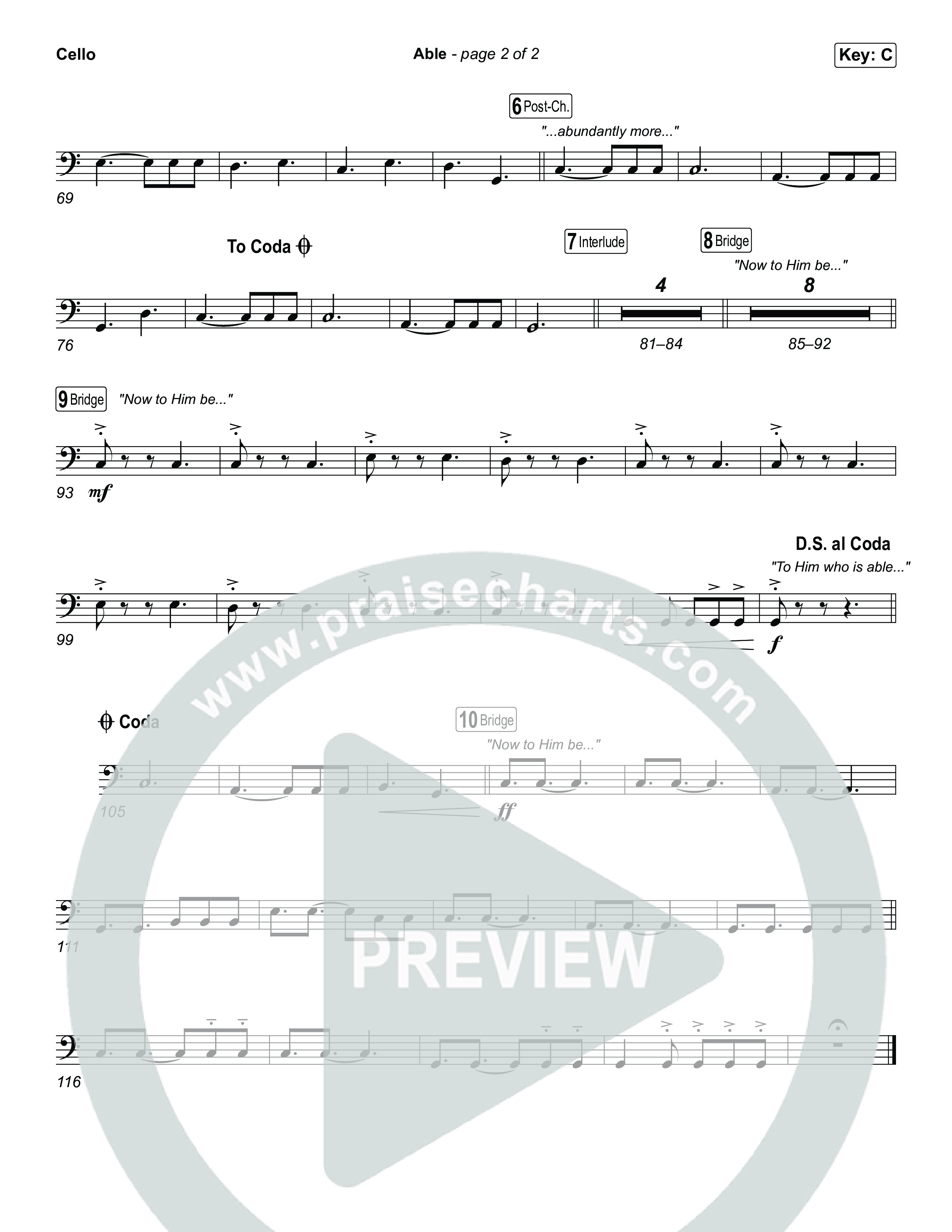 Able Cello (Phil Wickham)