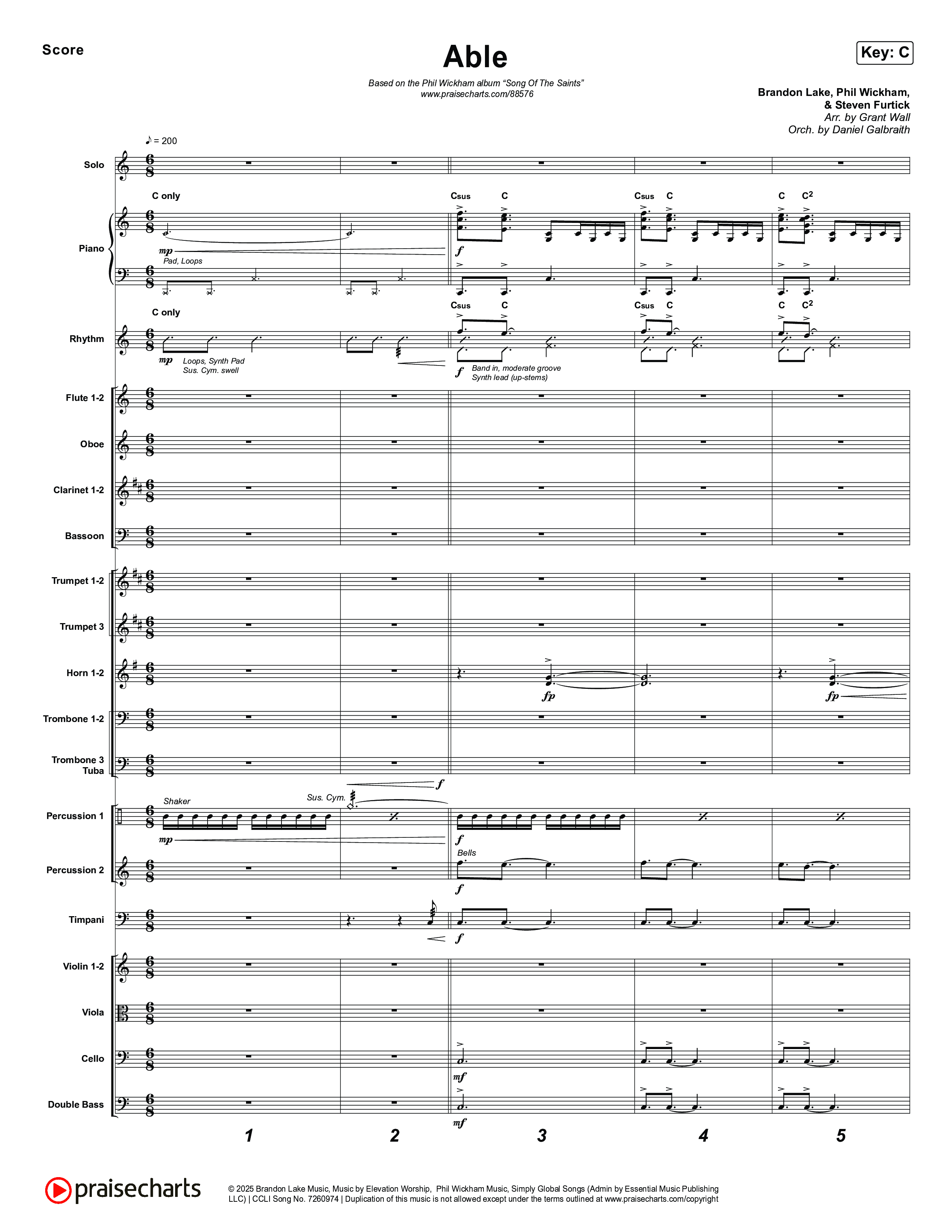 Able Orchestration (Phil Wickham)