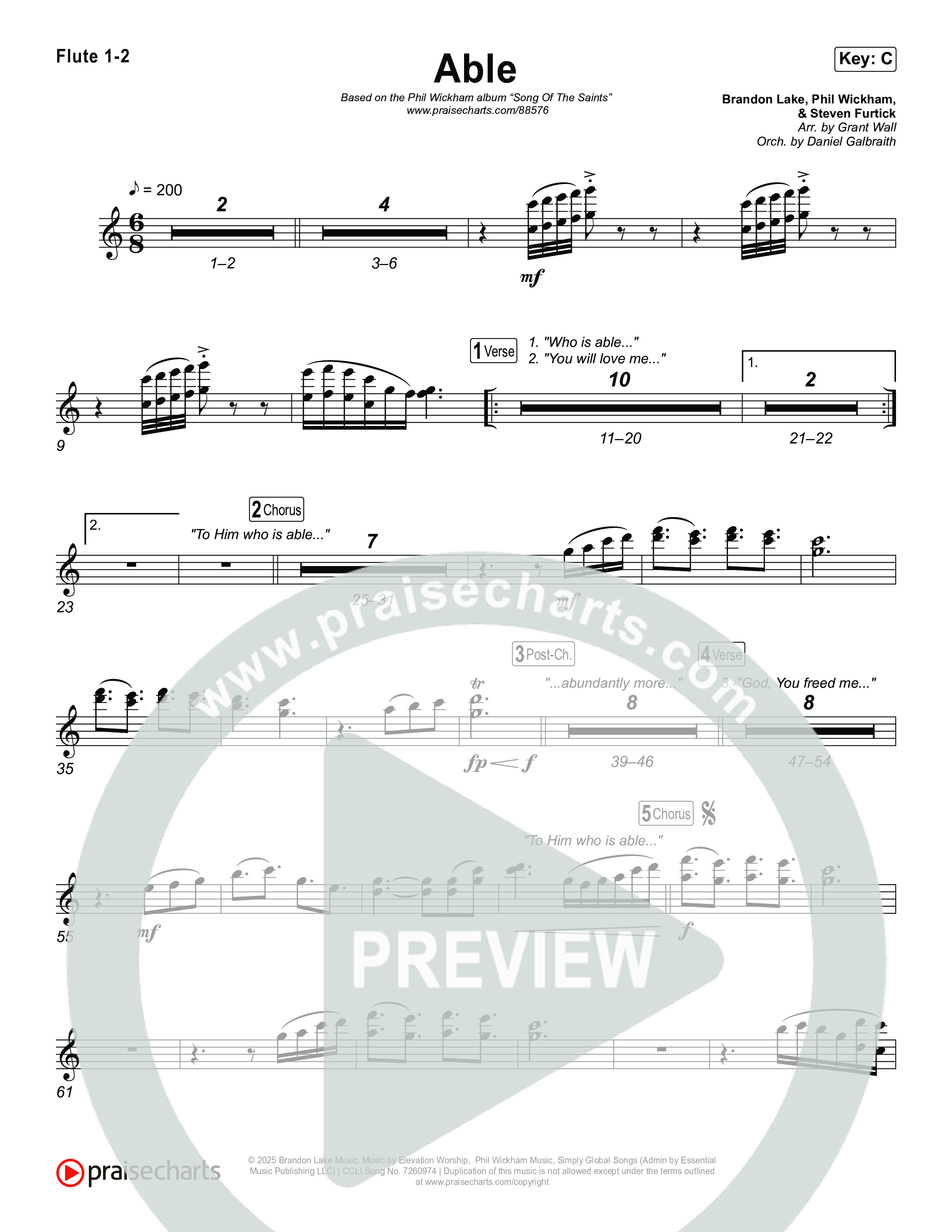 Able Flute 1,2 (Phil Wickham)