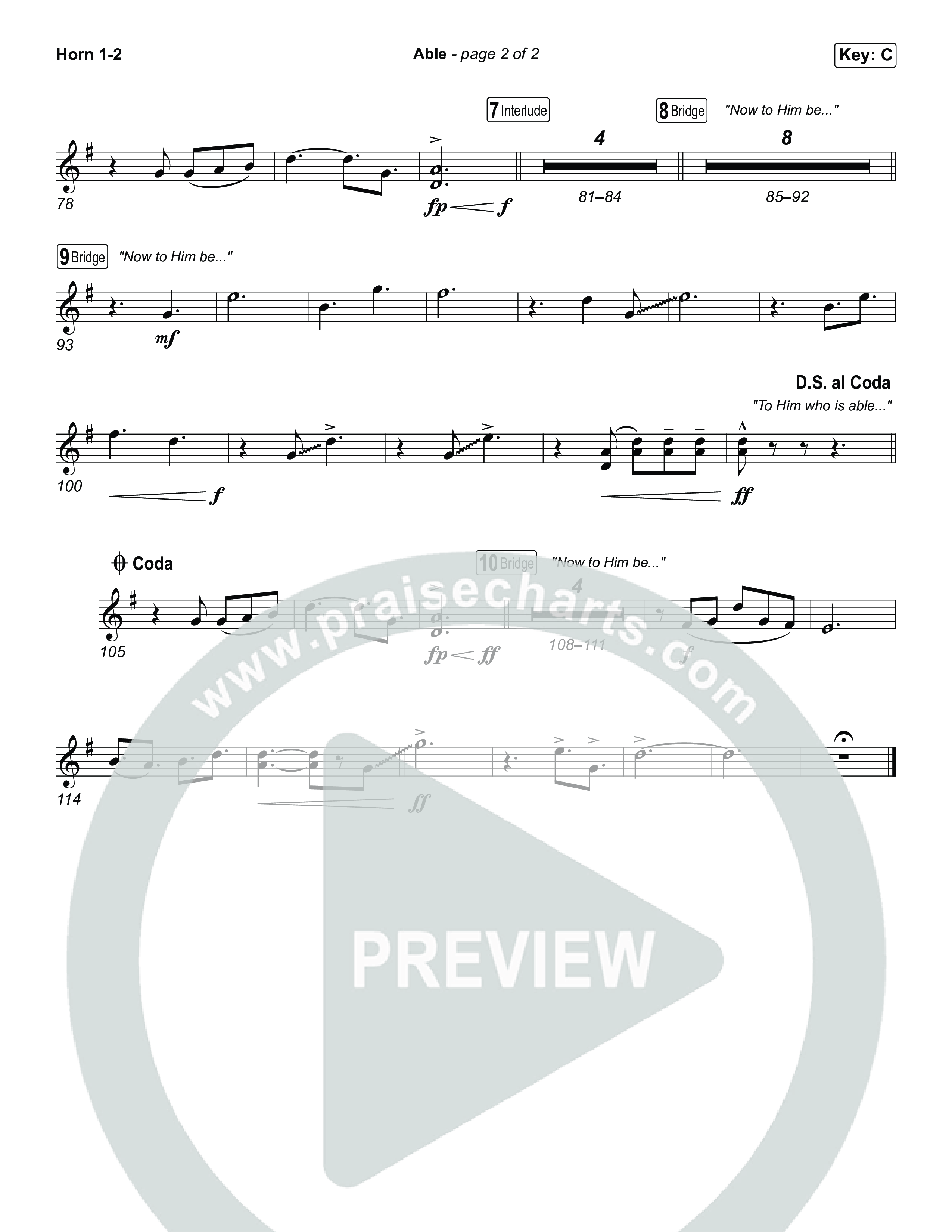 Able French Horn 1,2 (Phil Wickham)