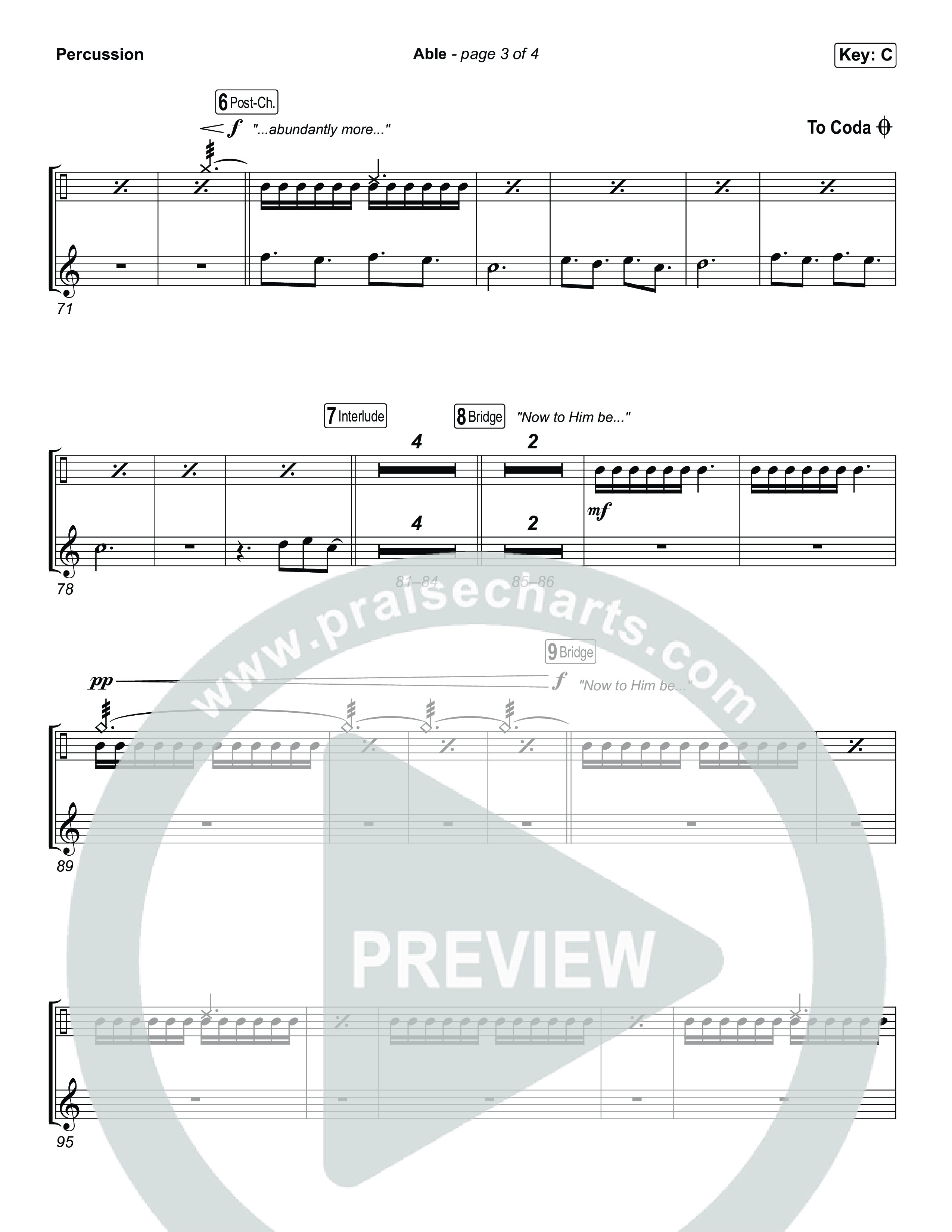 Able Percussion (Phil Wickham)