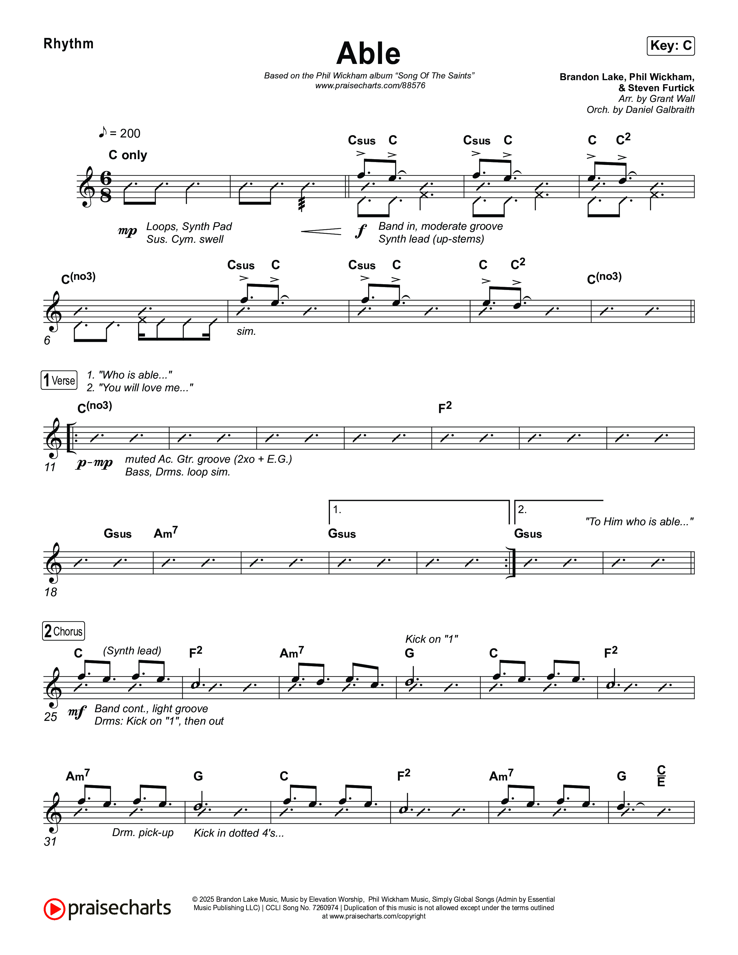 Able Rhythm Pack (Phil Wickham)