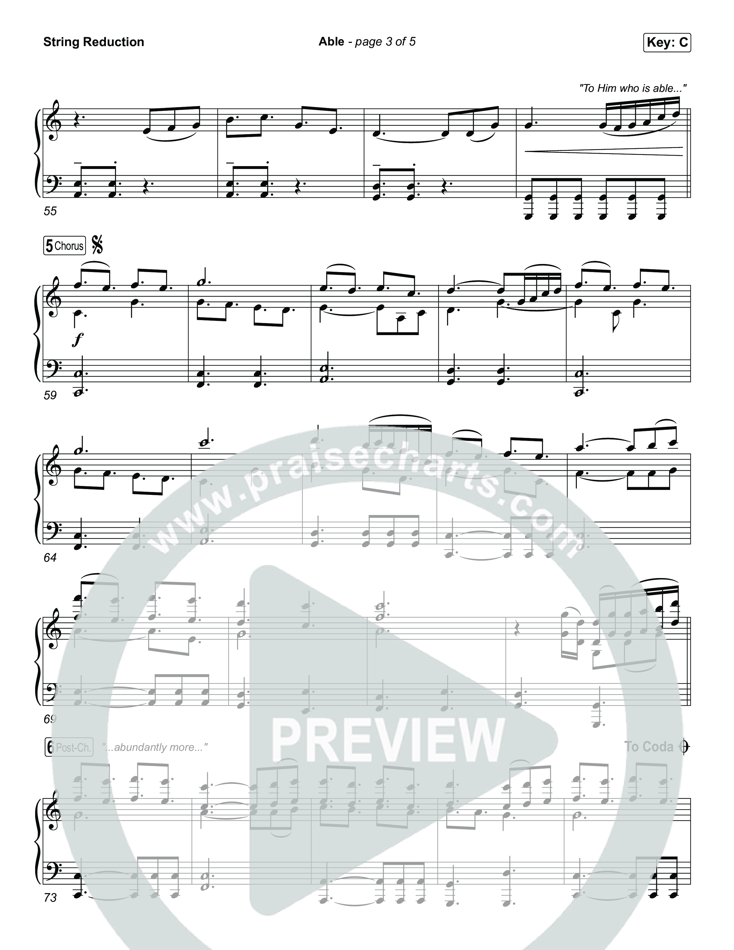 Able String Reduction (Phil Wickham)