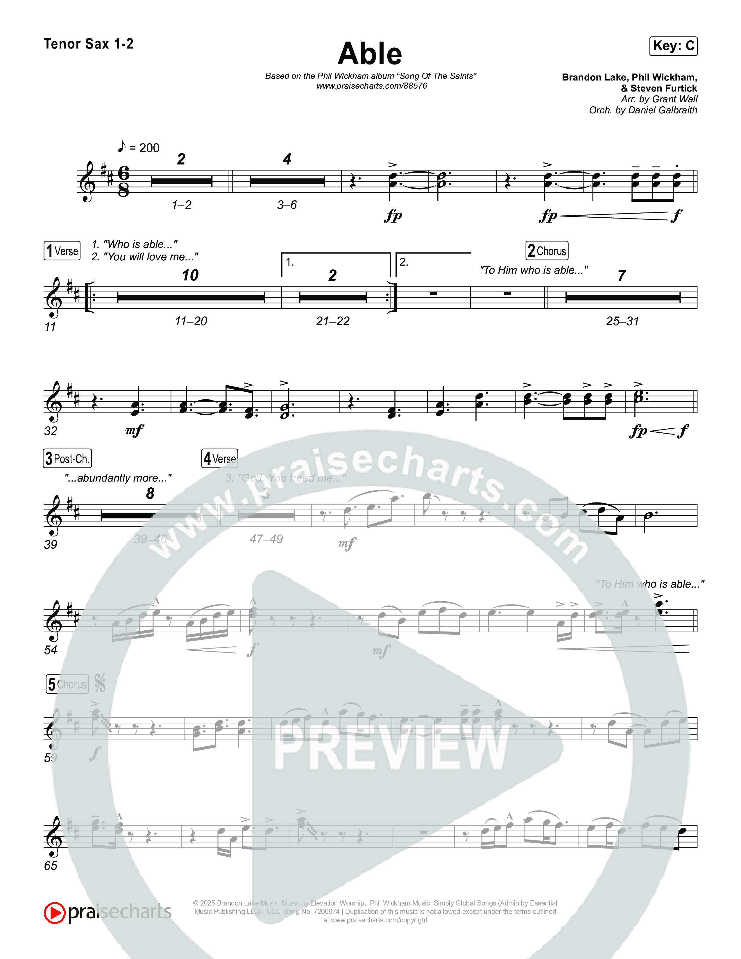 Able Sax Pack (Phil Wickham)