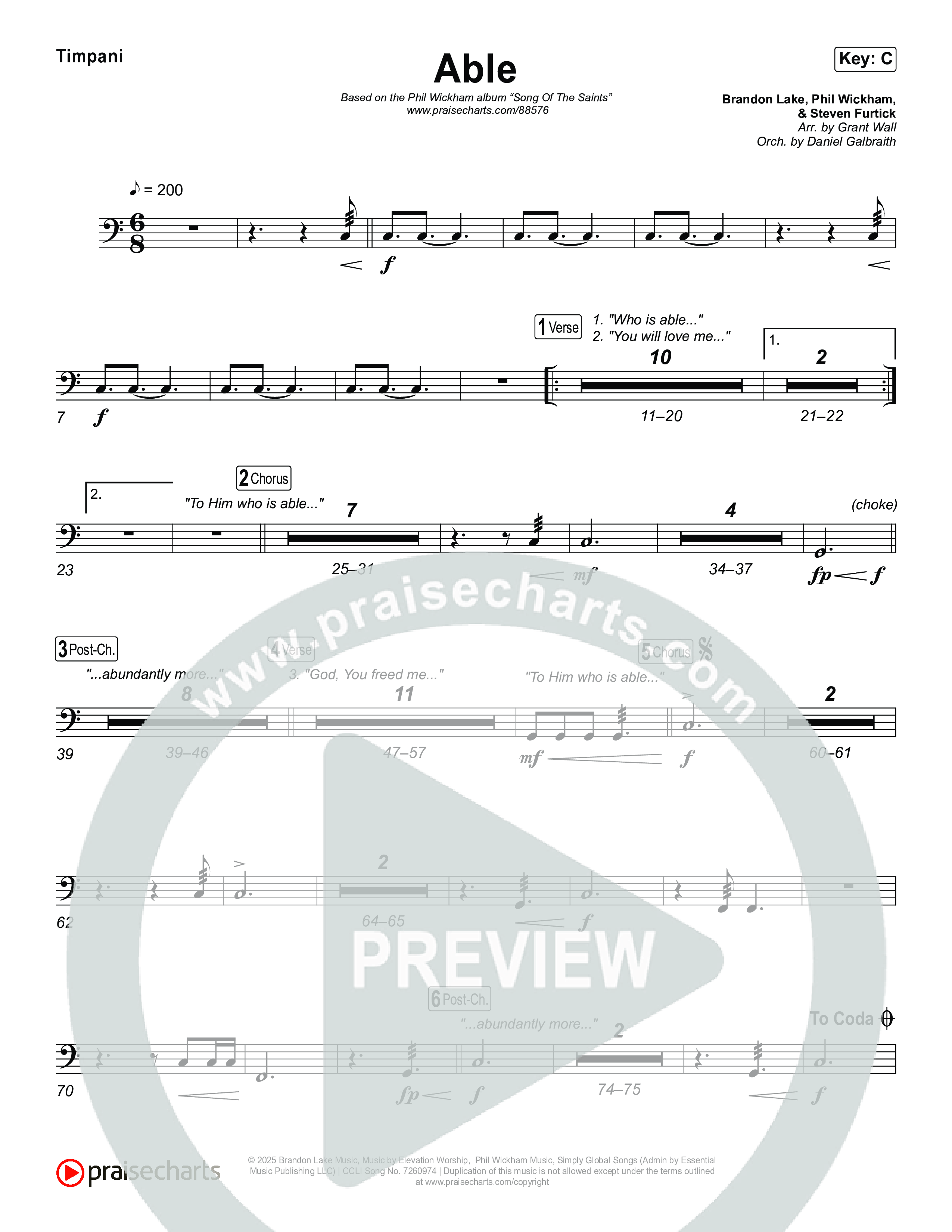 Able Timpani (Phil Wickham)