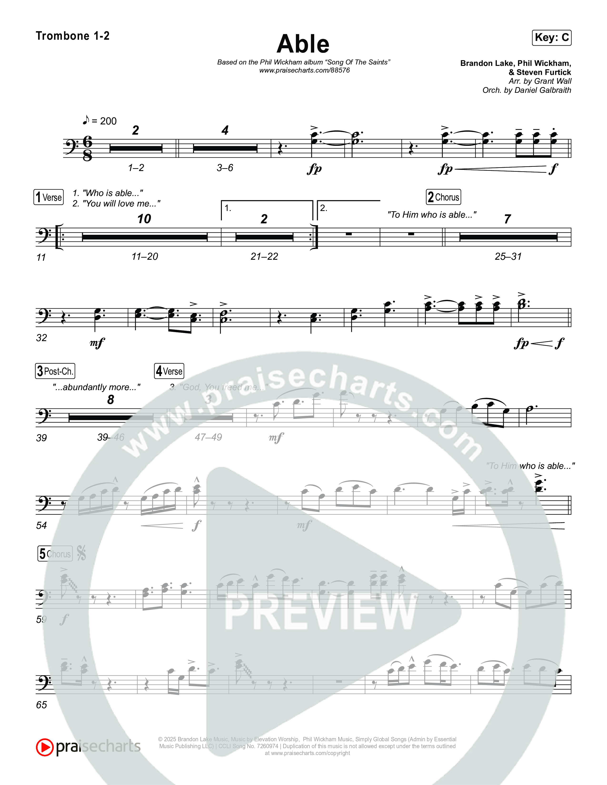 Able Trombone 1/2 (Phil Wickham)