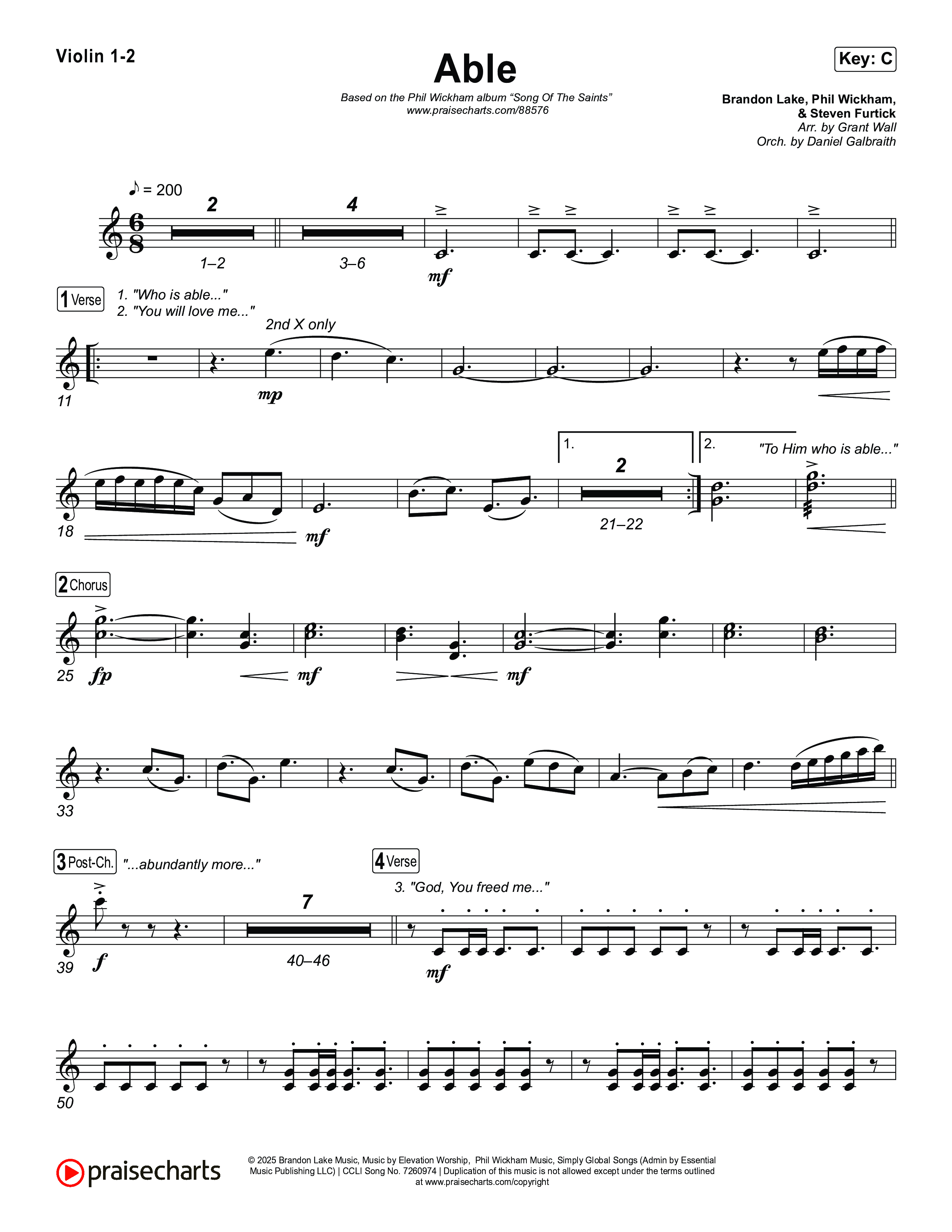 Able Violin 1,2 (Phil Wickham)