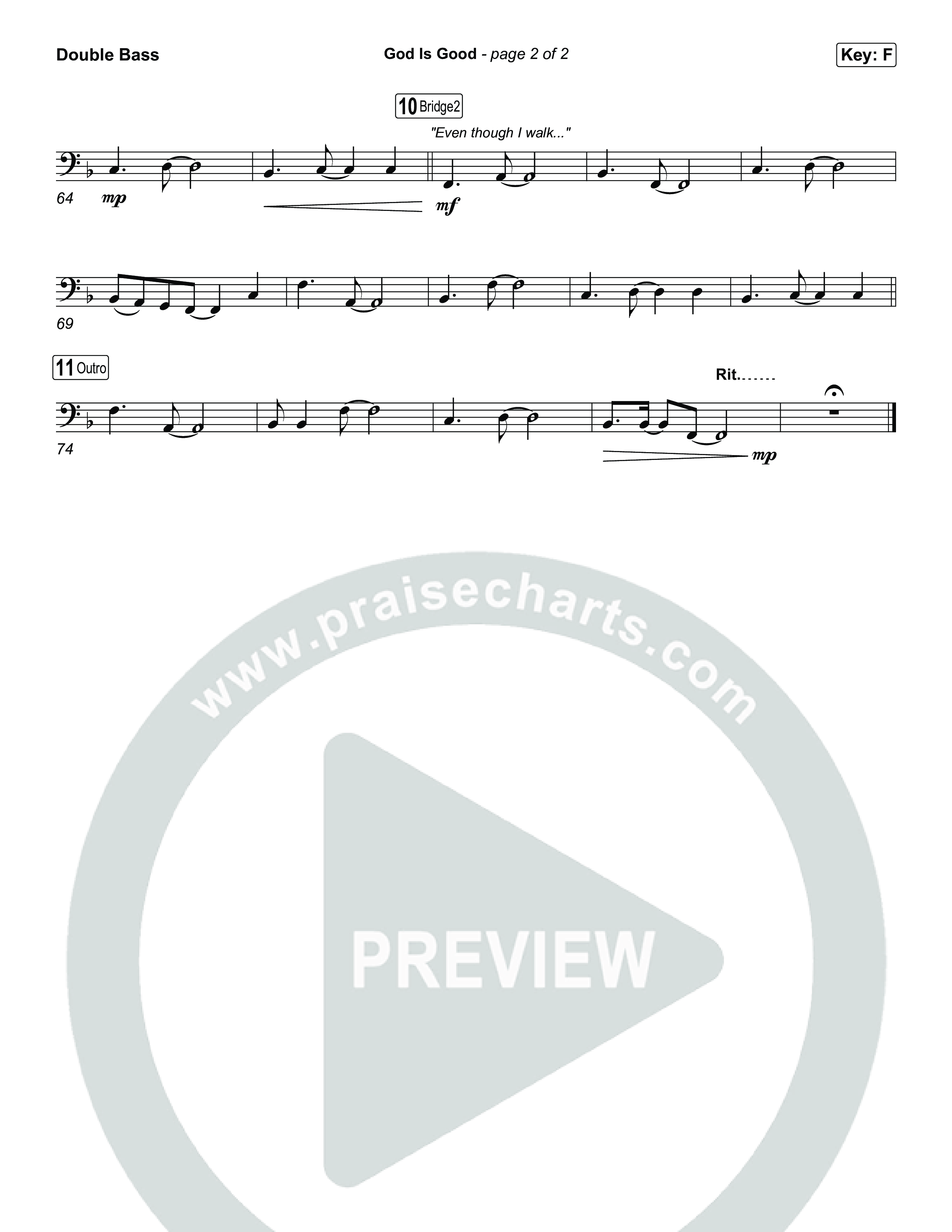 God Is Good String Bass (Phil Wickham)