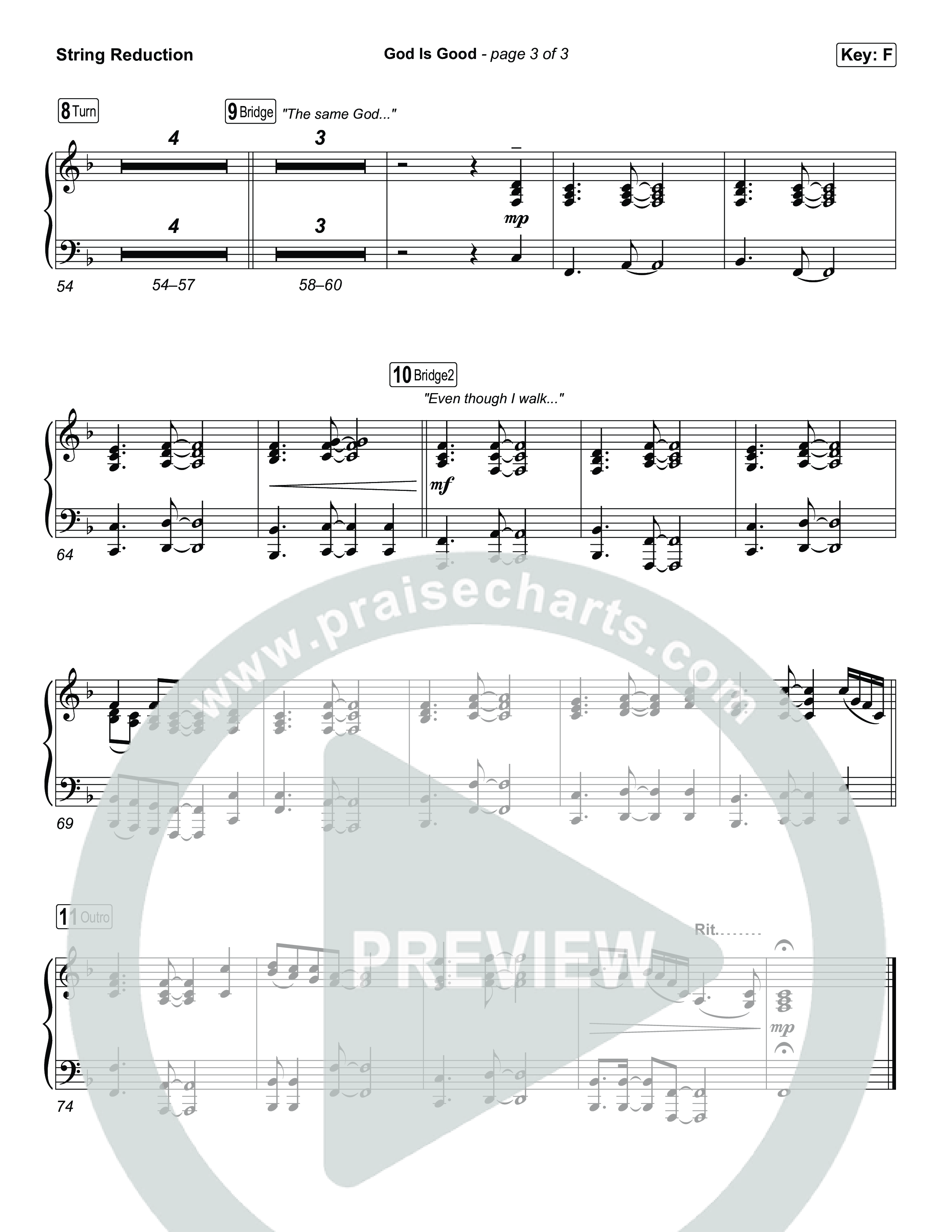 God Is Good String Reduction (Phil Wickham)