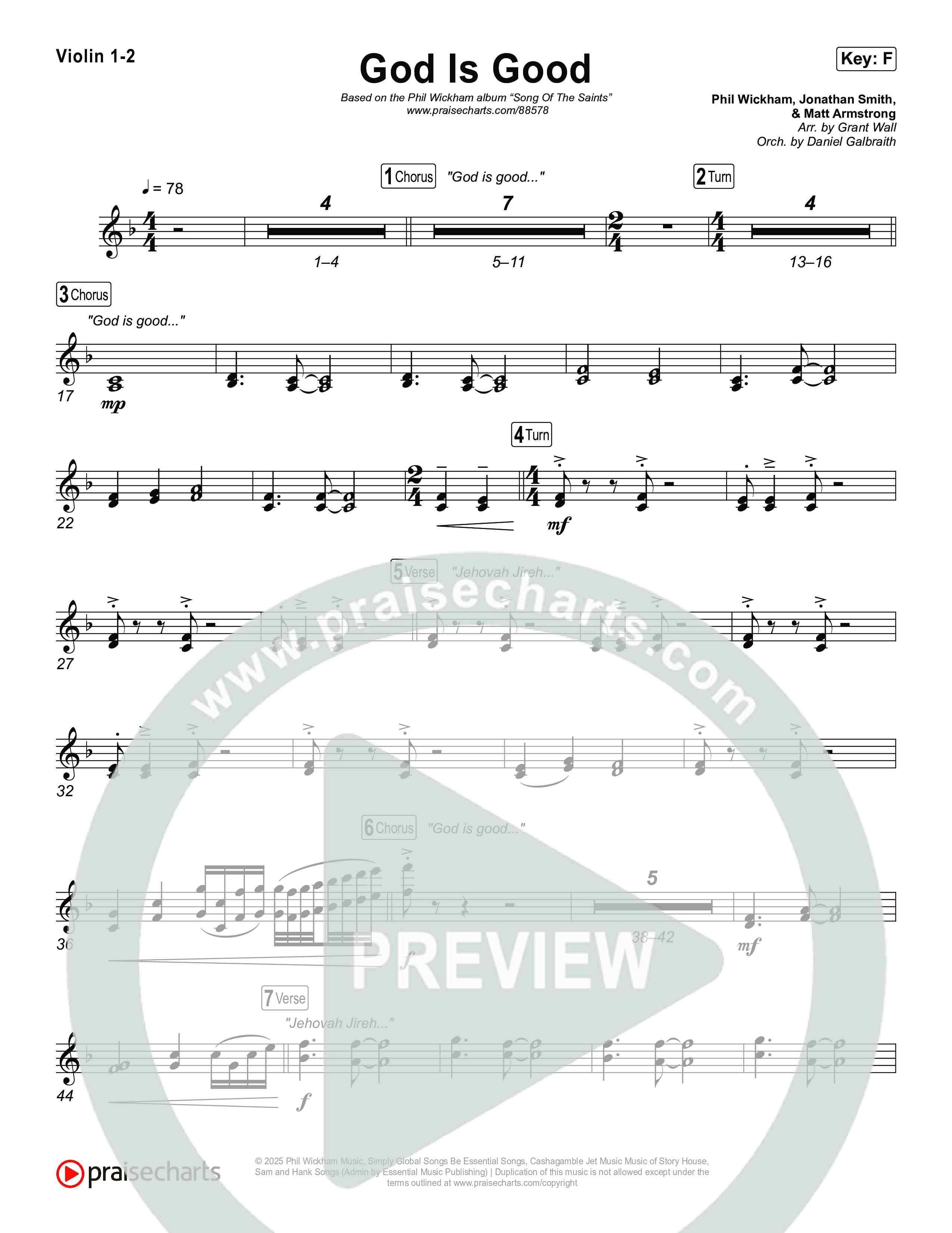 God Is Good String Pack (Phil Wickham)