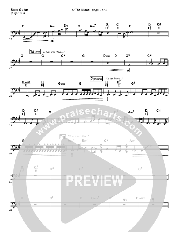 O The Blood Bass Guitar (Gateway Worship)