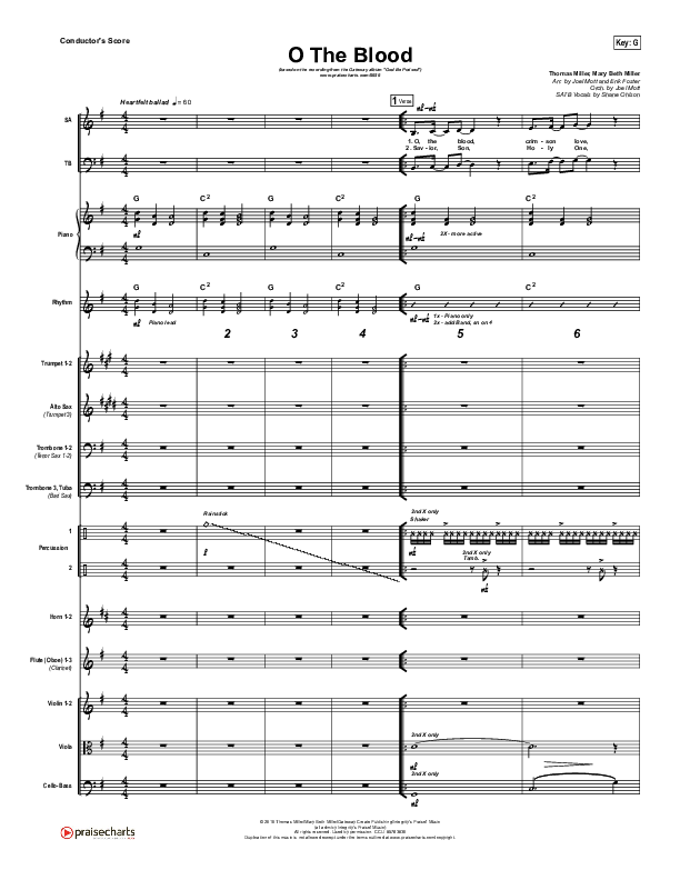 O The Blood Conductor's Score (Gateway Worship)