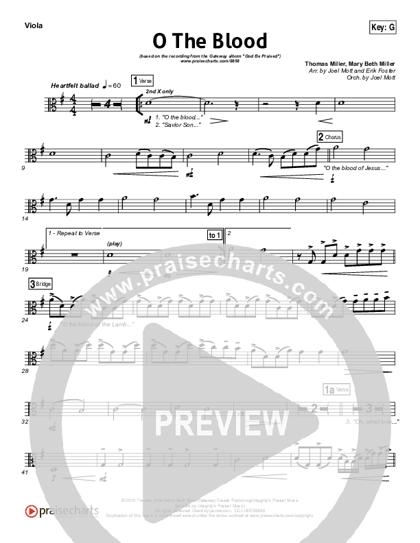 O The Blood Viola (Gateway Worship)