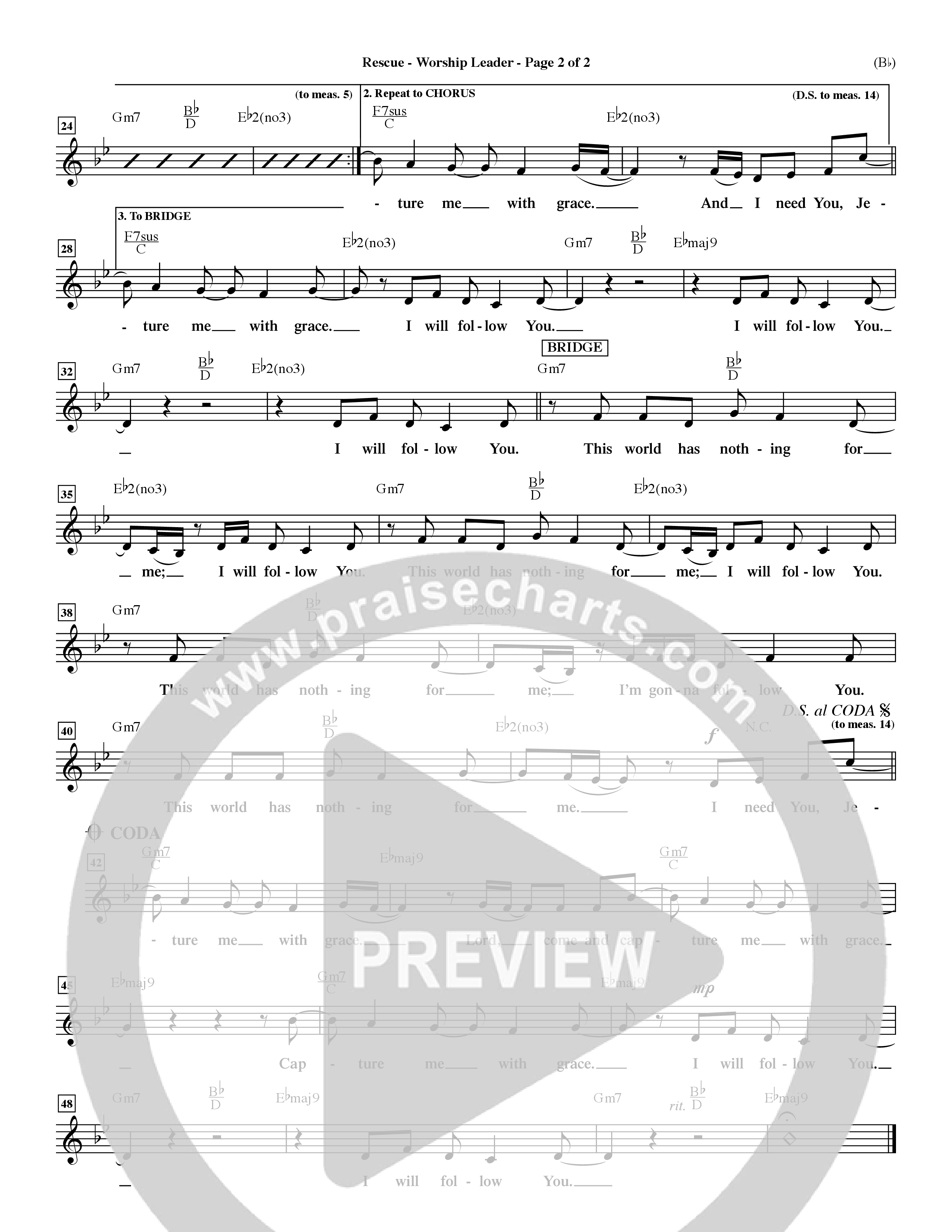 Rescue (Choral Anthem SATB) Rhythm Pack (Word Music Choral / Orch. Dave Williamson)