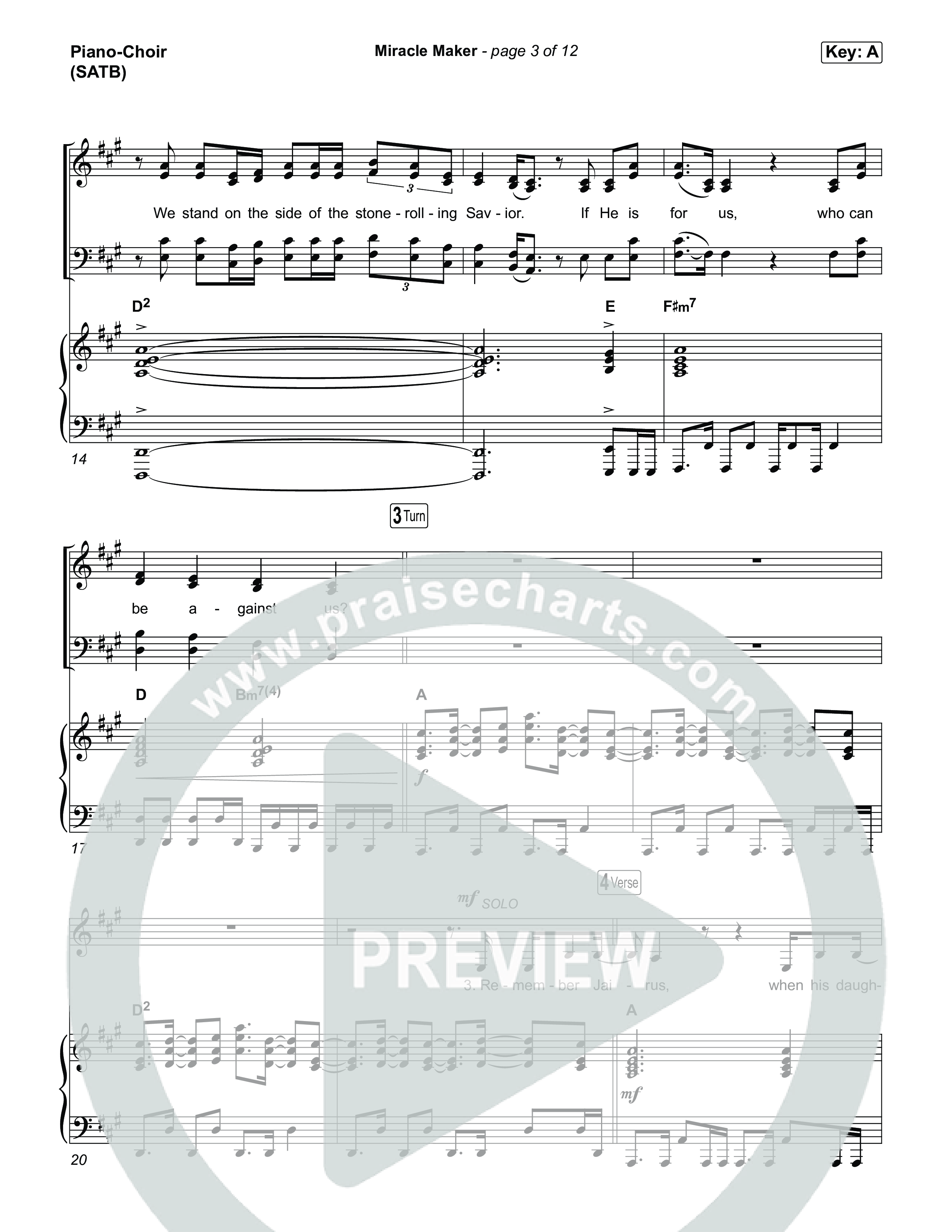 Miracle Maker Piano/Vocal Pack (Phil Wickham)