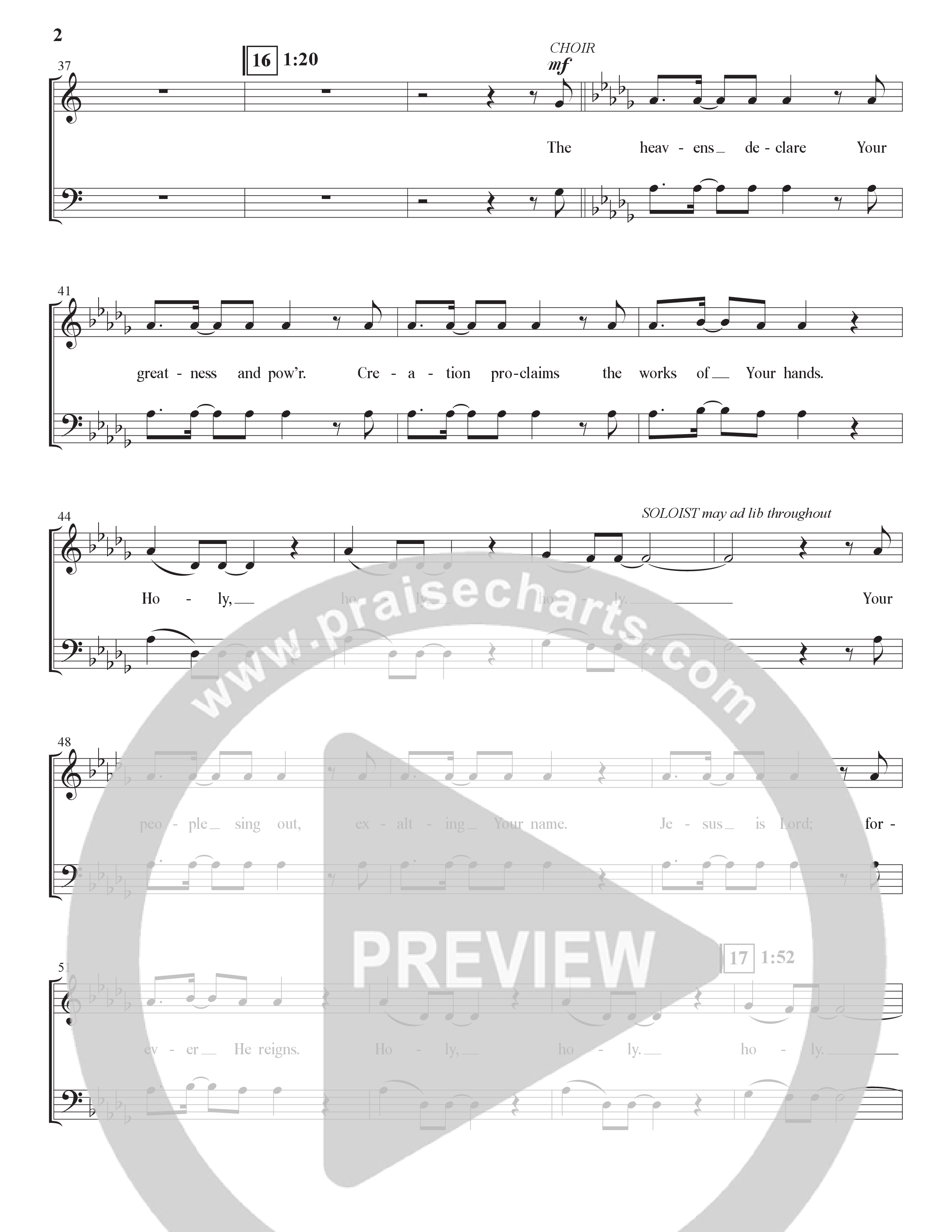 All Power (Choral Anthem SATB) Choir Sheet (SATB) (The Brooklyn Tabernacle Choir / Arr. Carol Cymbala)