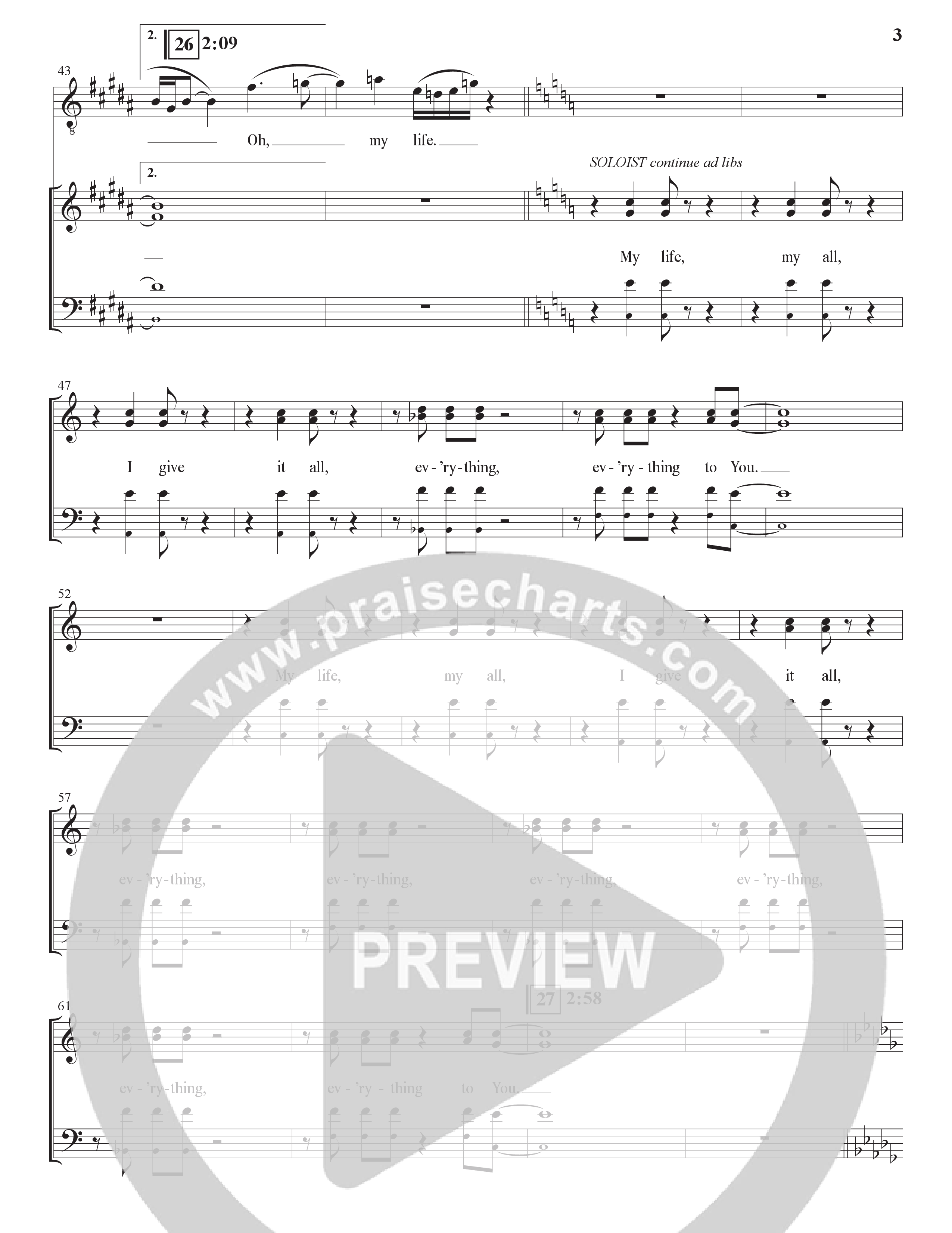 Christ The King (Choral Anthem SATB) Choir Sheet (SATB) (The Brooklyn Tabernacle Choir / Arr. Carol Cymbala)