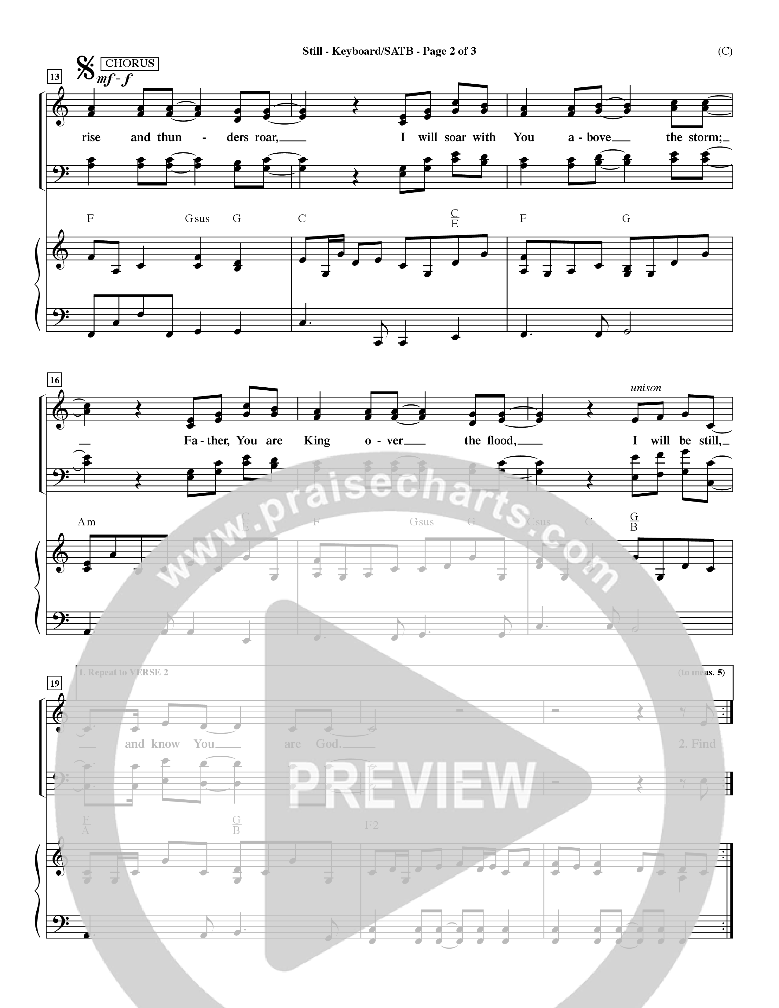 Still (Choral Anthem SATB) Keyboard/Vocal (SATB) (Word Music Choral / Orch. Dave Williamson)