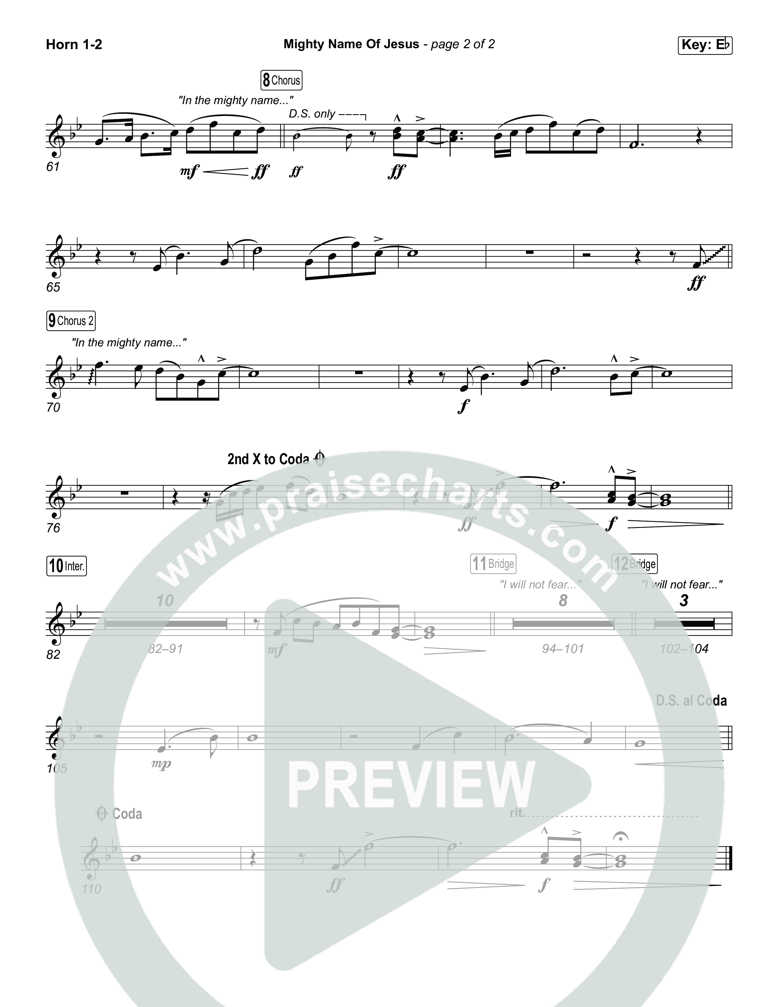 Mighty Name Of Jesus (Choral Anthem SATB) Brass Pack (The Belonging Co / Hope Darst / Arr. Luke Gambill)