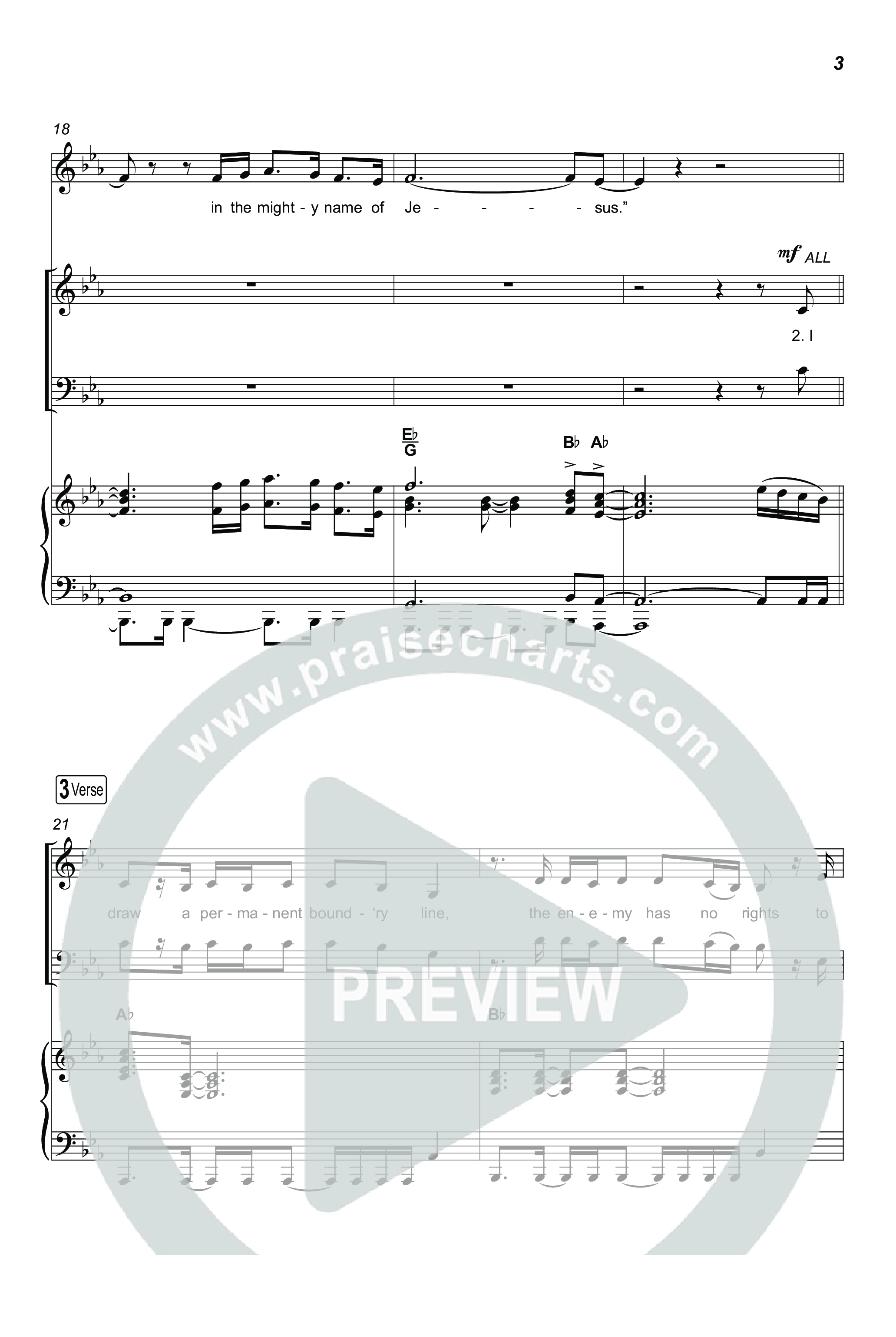 Mighty Name Of Jesus (Choral Anthem SATB) Octavo (SATB & Pno) (The Belonging Co / Hope Darst / Arr. Luke Gambill)