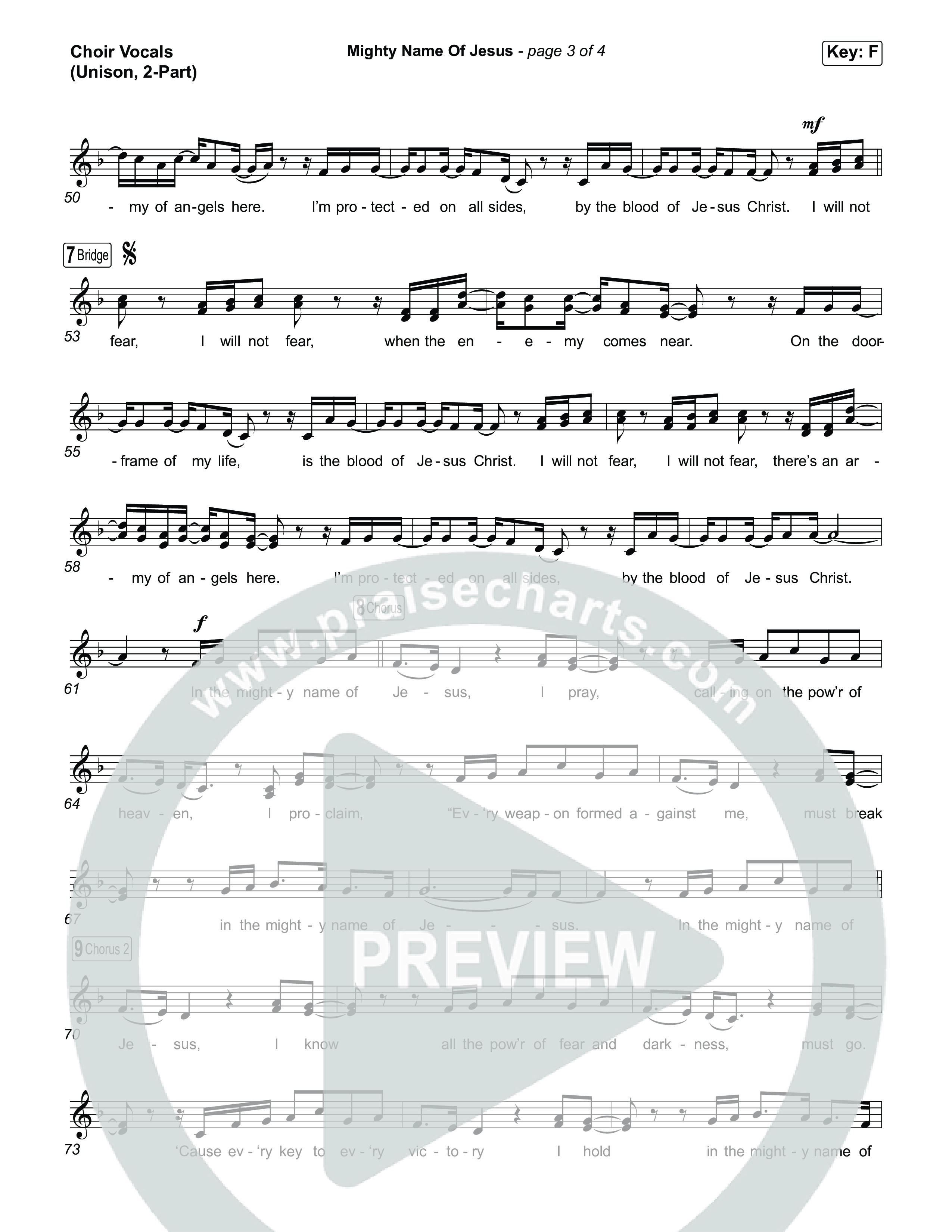 Mighty Name Of Jesus (Unison/2-Part) Choir Vocals (Uni/2-Part) (The Belonging Co / Hope Darst / Arr. Luke Gambill)