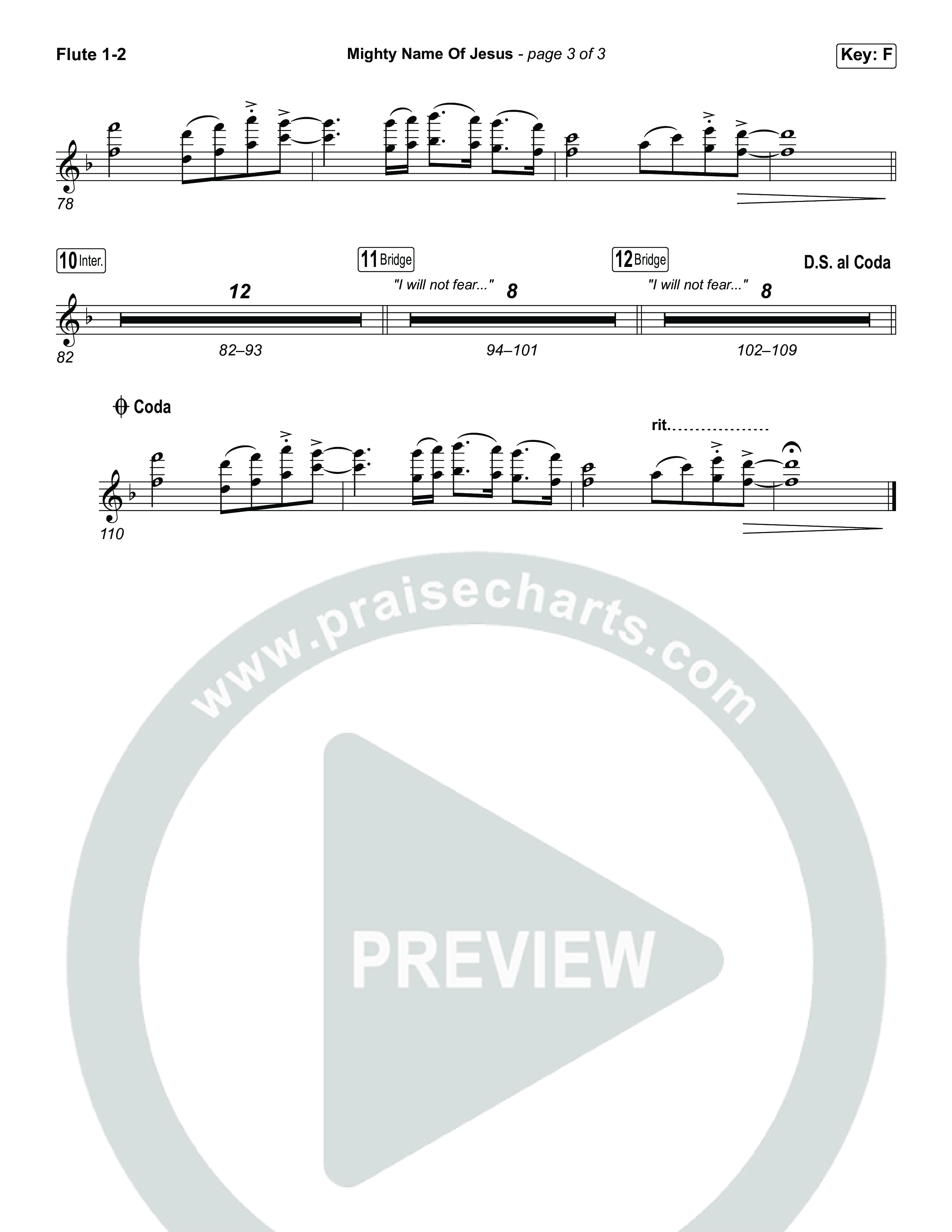 Mighty Name Of Jesus (Unison/2-Part) Flute 1/2 (The Belonging Co / Hope Darst / Arr. Luke Gambill)