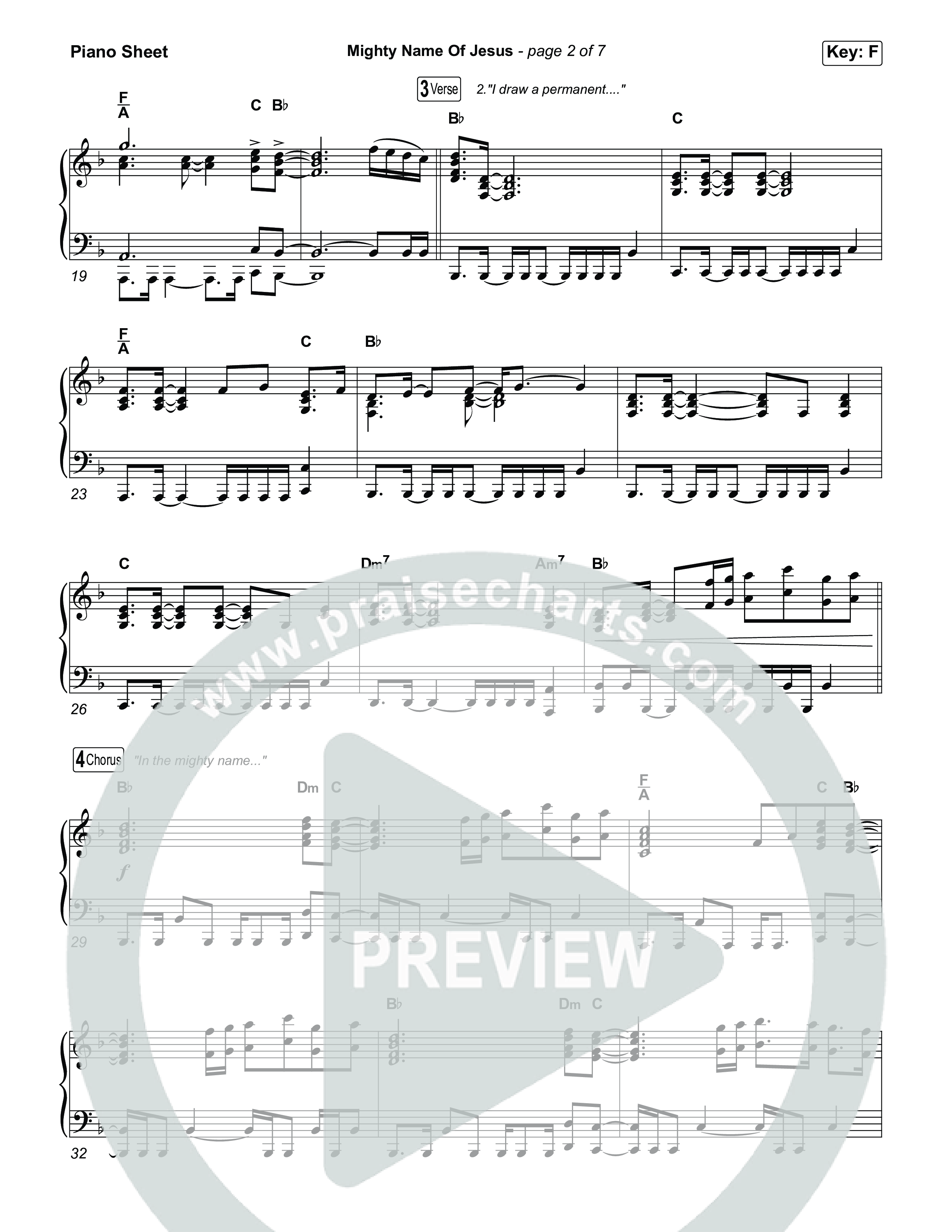 Mighty Name Of Jesus (Unison/2-Part) Piano Sheet (The Belonging Co / Hope Darst / Arr. Luke Gambill)