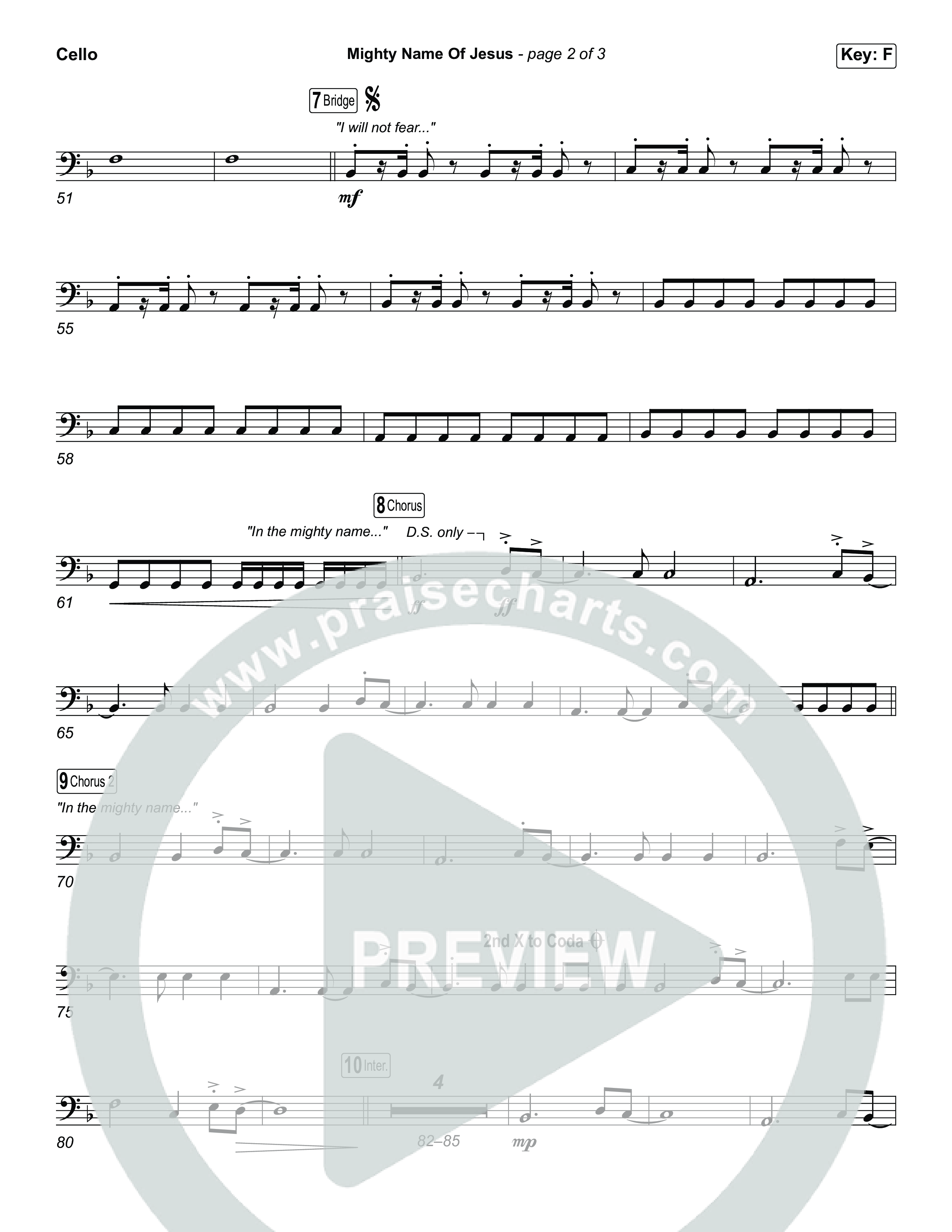 Mighty Name Of Jesus (Sing It Now) Cello (The Belonging Co / Hope Darst / Arr. Luke Gambill)