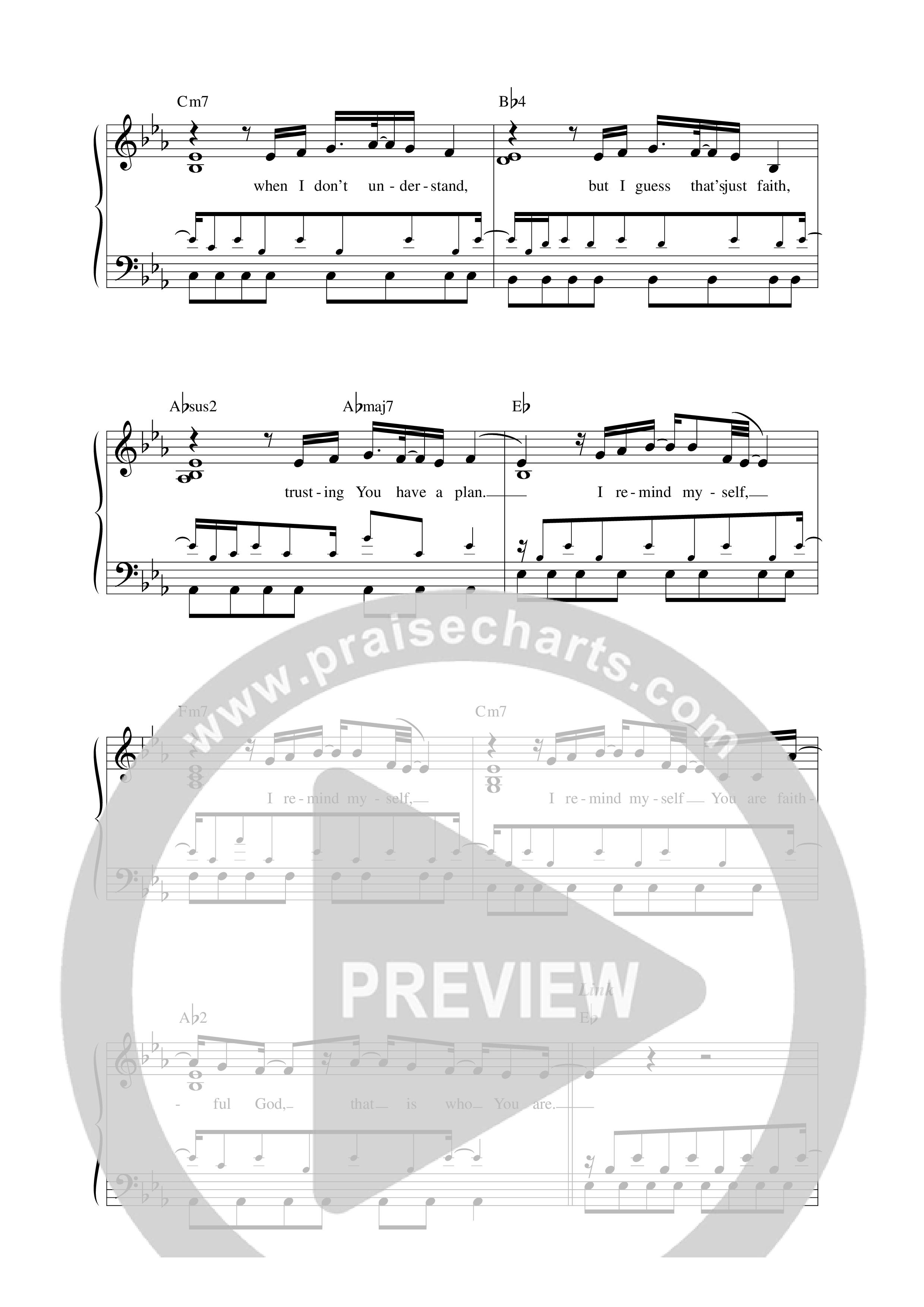 I Remind Myself Lead Sheet Melody (LO Worship)