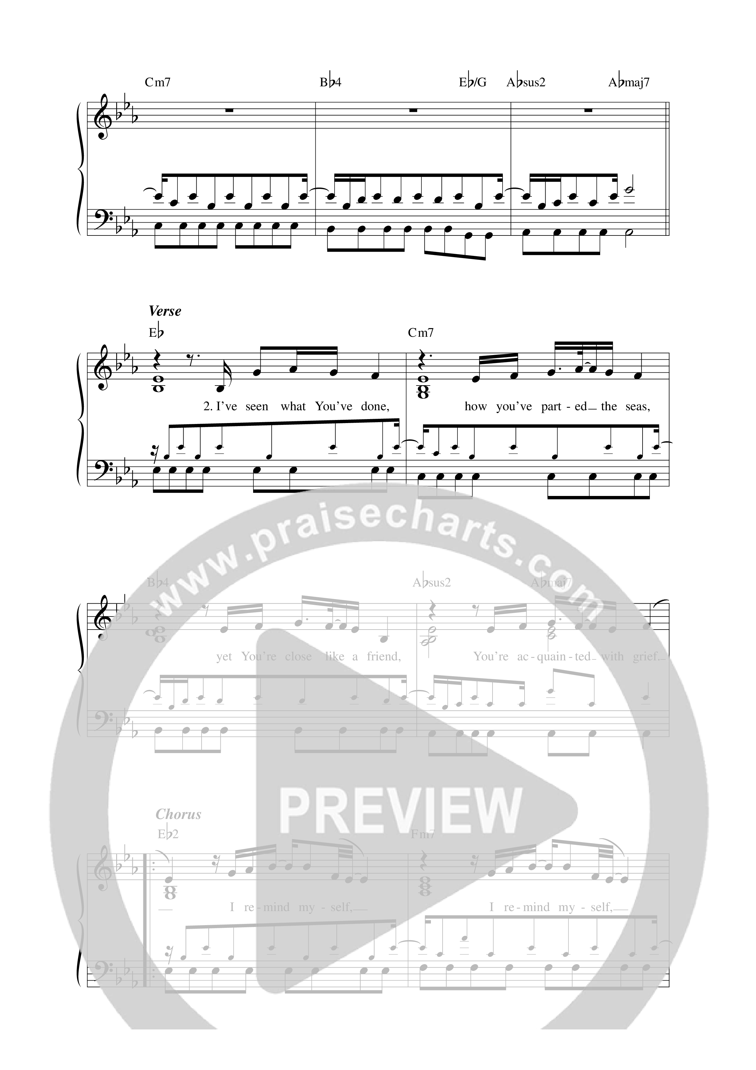 I Remind Myself Lead Sheet Melody (LO Worship)