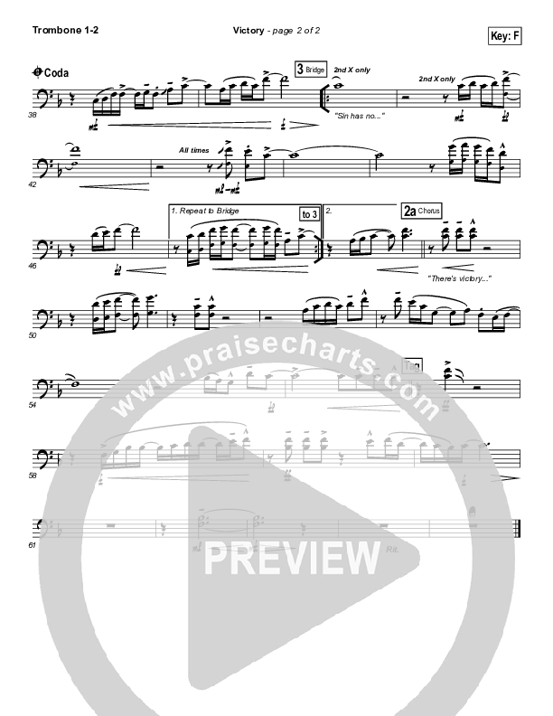 Victory Trombone 1/2 (Gateway Worship)