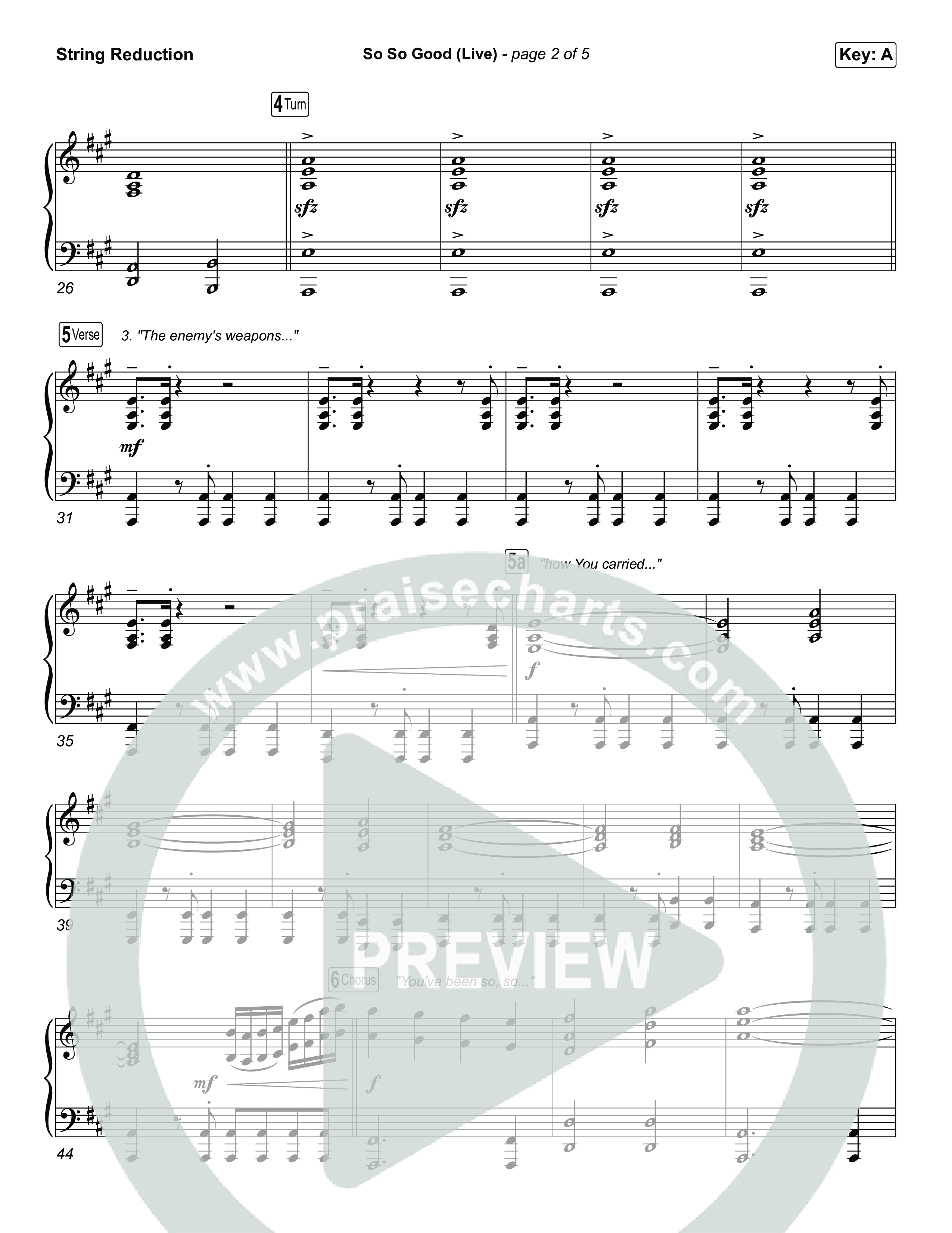 So So Good (Worship Choir/SAB) String Reduction (Phil Wickham / Brandon Lake / Elevation Worship / Arr. Luke Gambill)