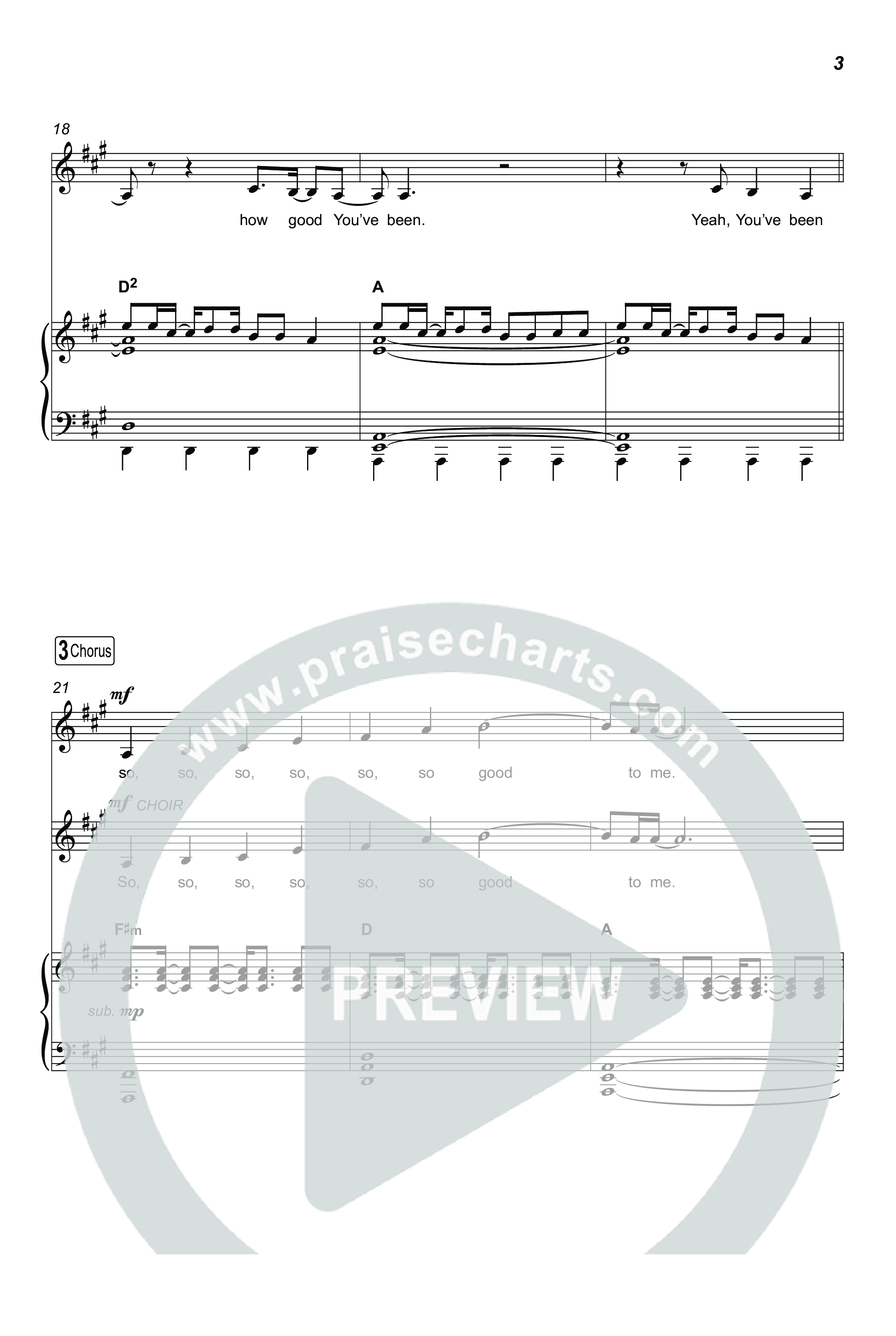 So So Good (Unison/2-Part) Octavo (Uni/2-Part & Pno) (Phil Wickham / Brandon Lake / Elevation Worship / Arr. Luke Gambill)