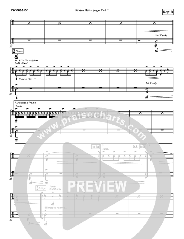 Praise Him Percussion (Gateway Worship)