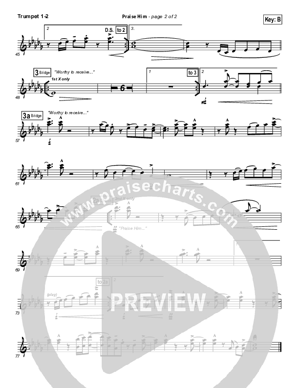 Praise Him Trumpet 1,2 (Gateway Worship)