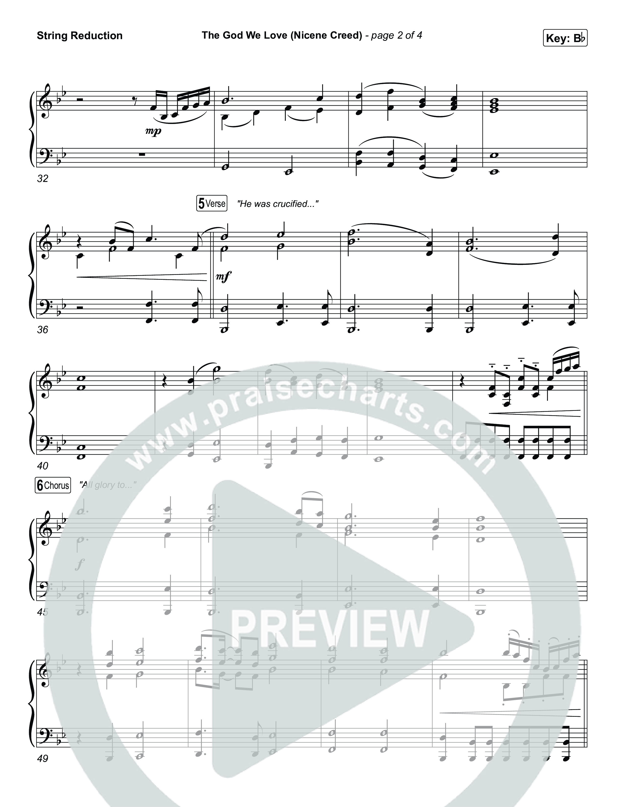 The God We Love (Nicene Creed) String Reduction (CityAlight / Matt Redman)