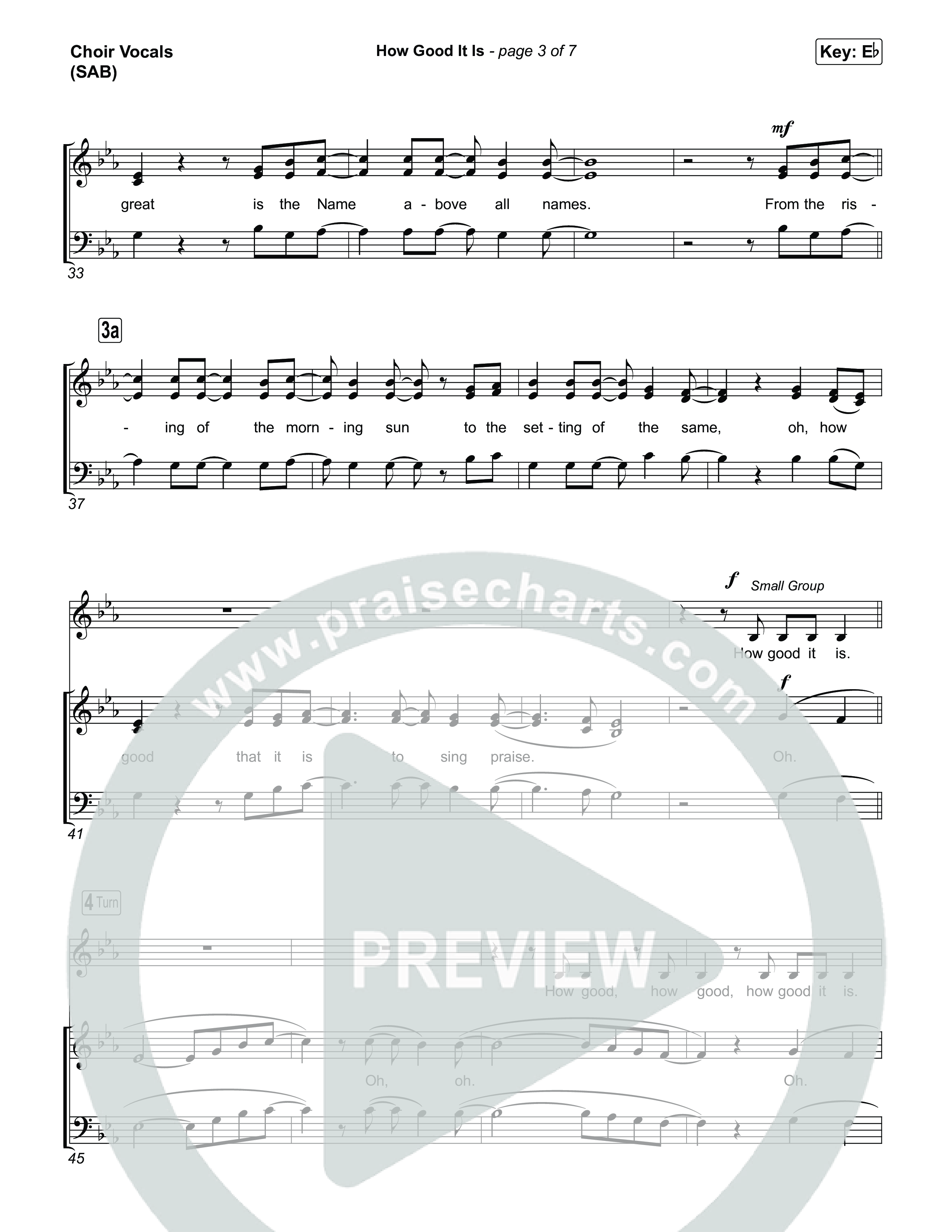 How Good It Is (Worship Choir/SAB) Choir Sheet (SAB) (Chris Tomlin / Arr. Luke Gambill)