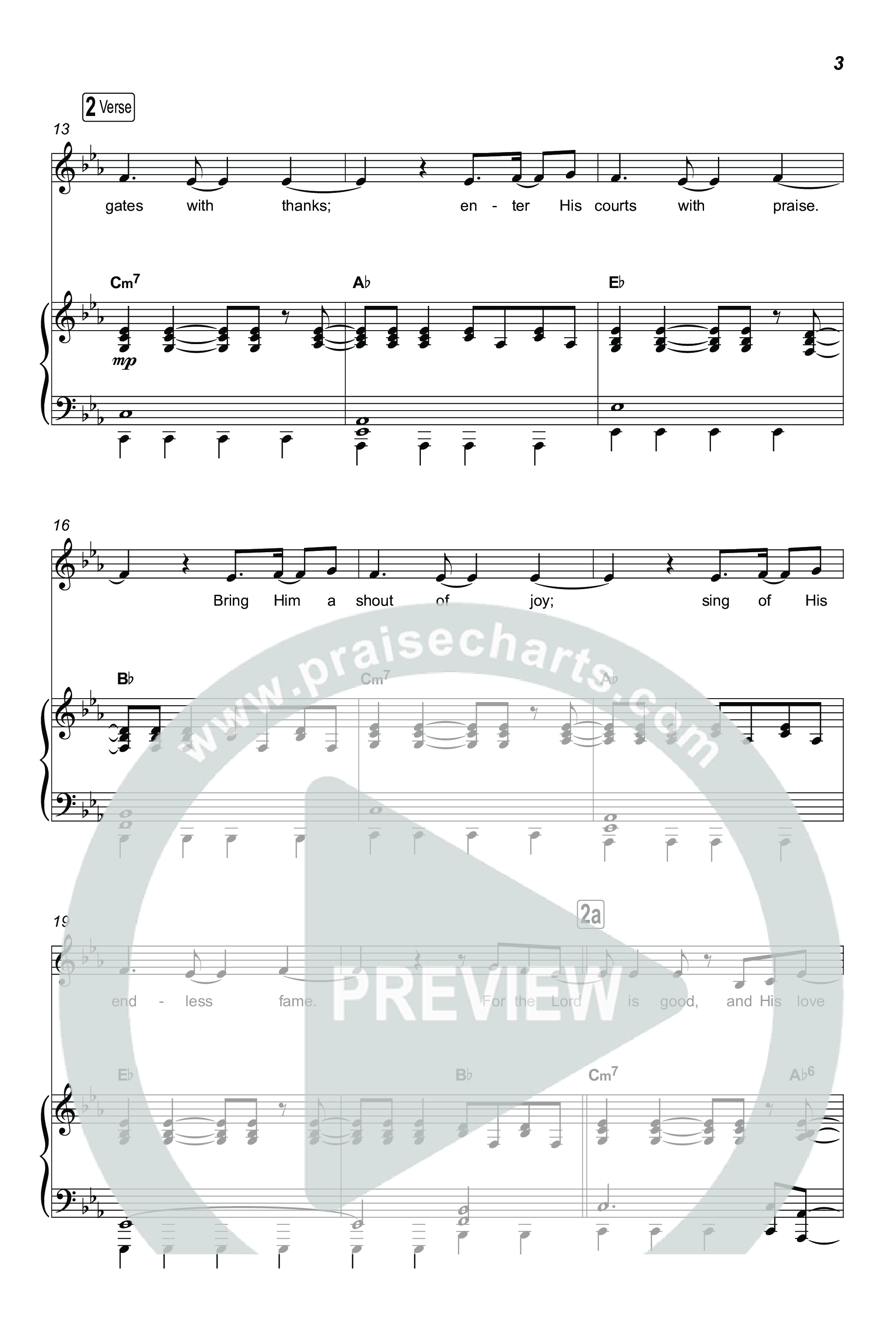 How Good It Is (Worship Choir/SAB) Octavo (SAB & Pno) (Chris Tomlin / Arr. Luke Gambill)