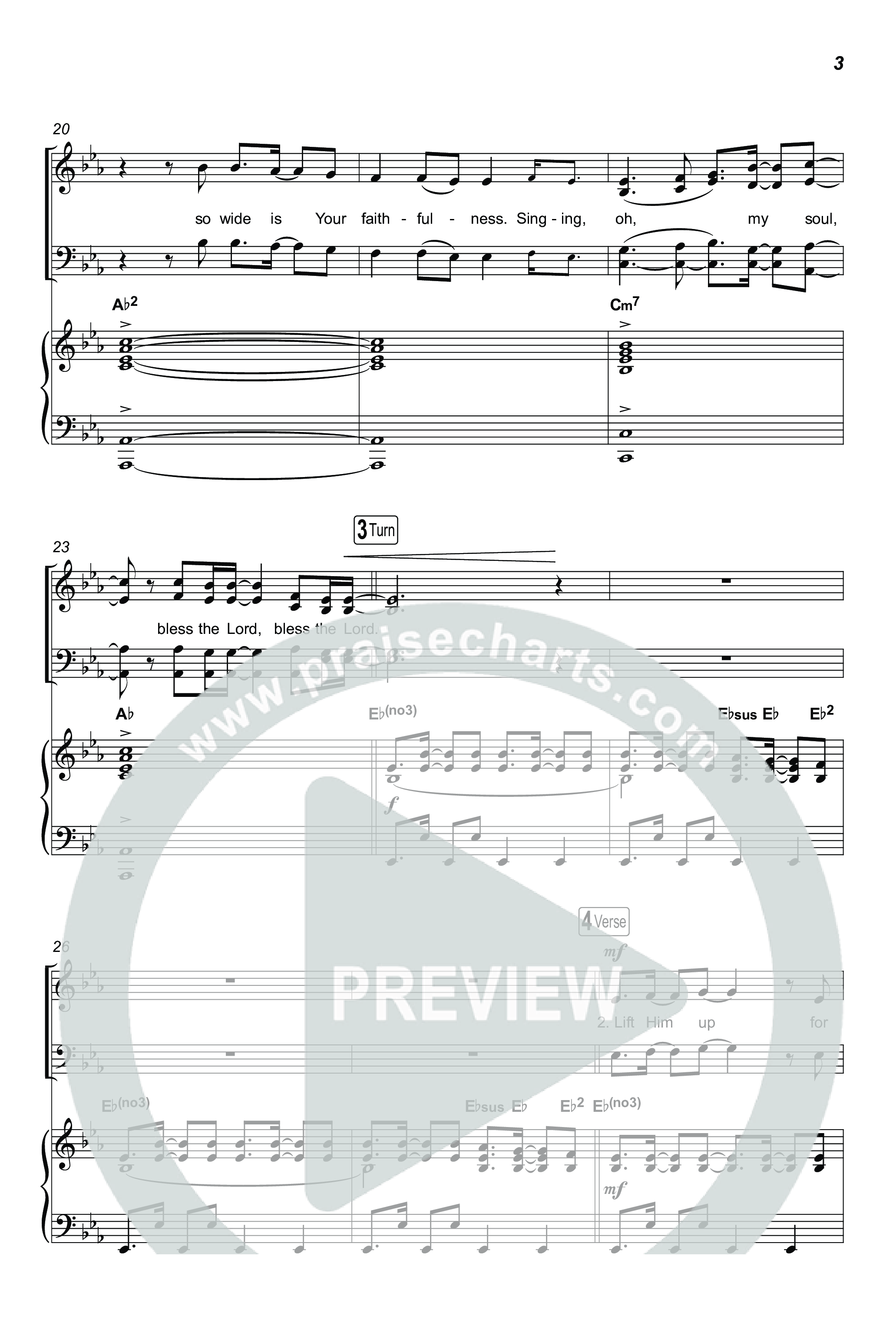 Oh My Soul Bless The Lord (Psalm 103) (Sing It Now) Octavo (SATB & Pno) (The Worship Initiative / Arr. Luke Gambill)