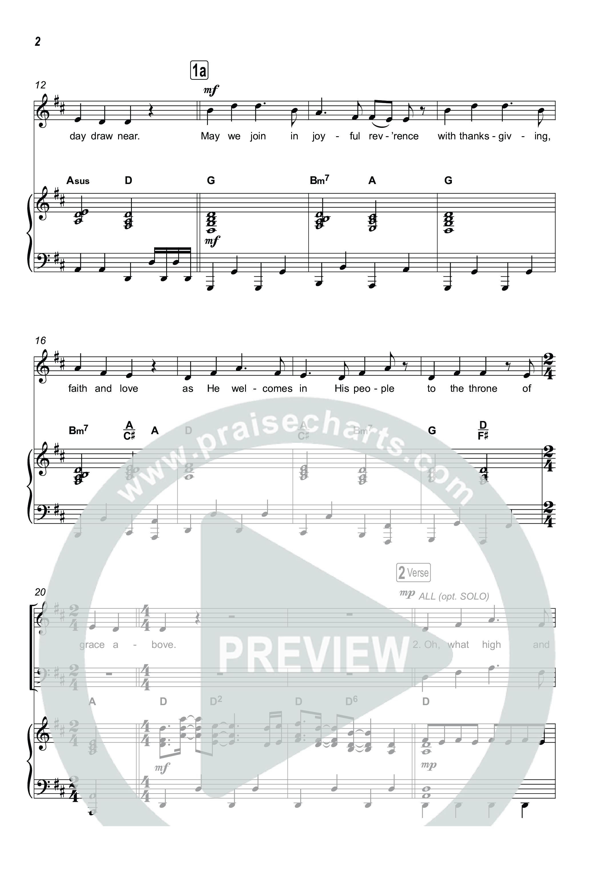 Oh What High And Holy Privilege (Worship Choir/SAB) Octavo (SAB & Pno) (Keith & Kristyn Getty / Matt Boswell / Matt Papa)